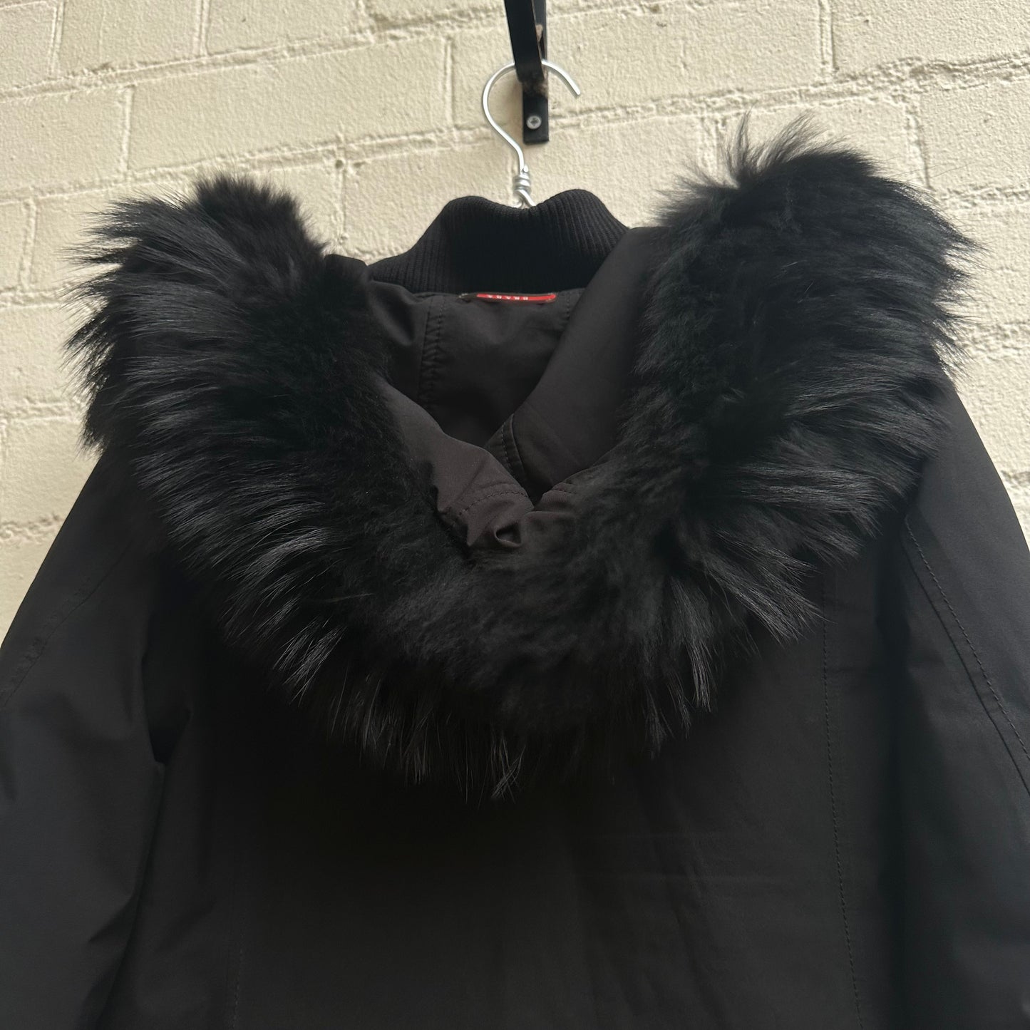 Prada Sport Gore-Tex Fur Hooded Parka Jacket