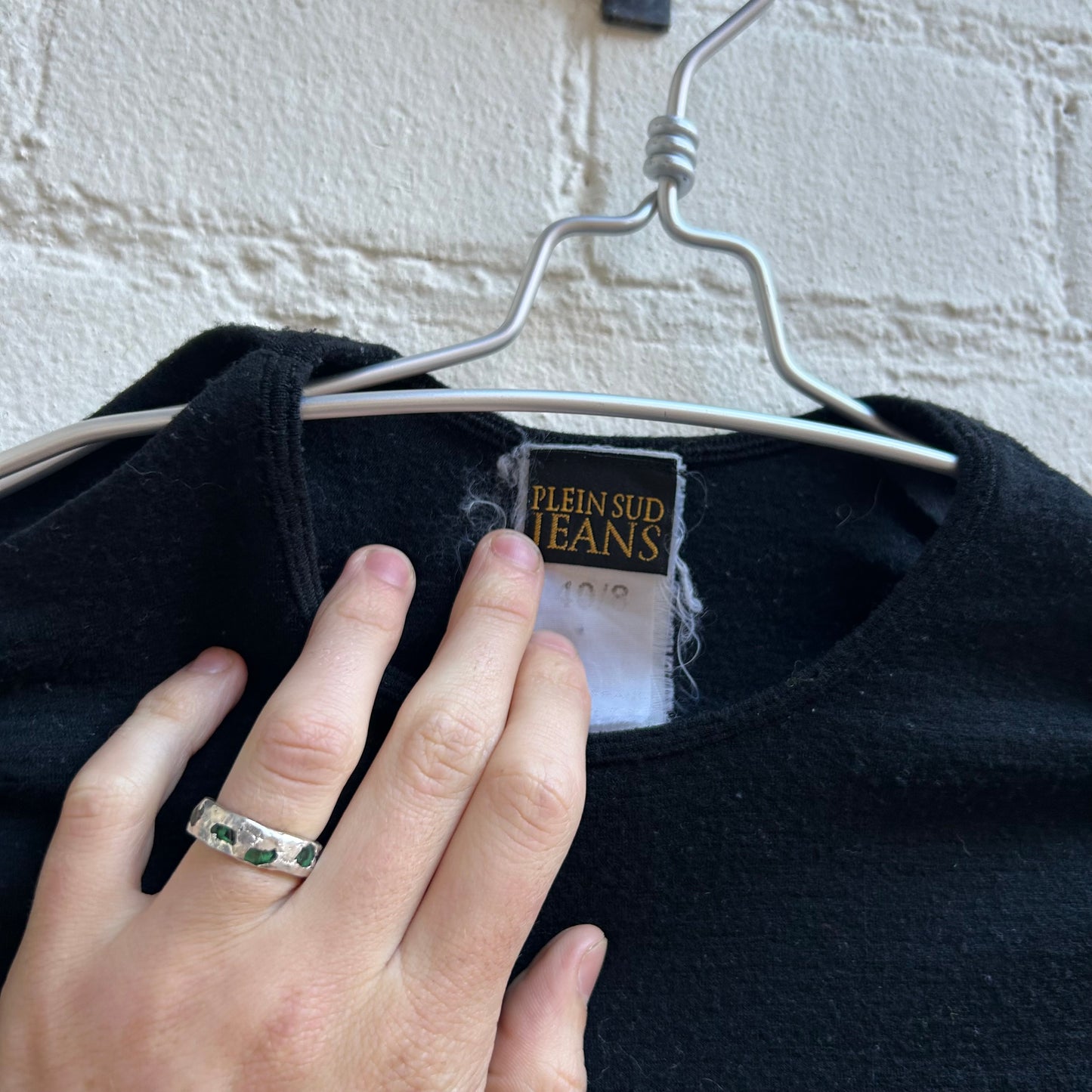 Plein Sud Jeans Articulated Cutout Longsleeve Top