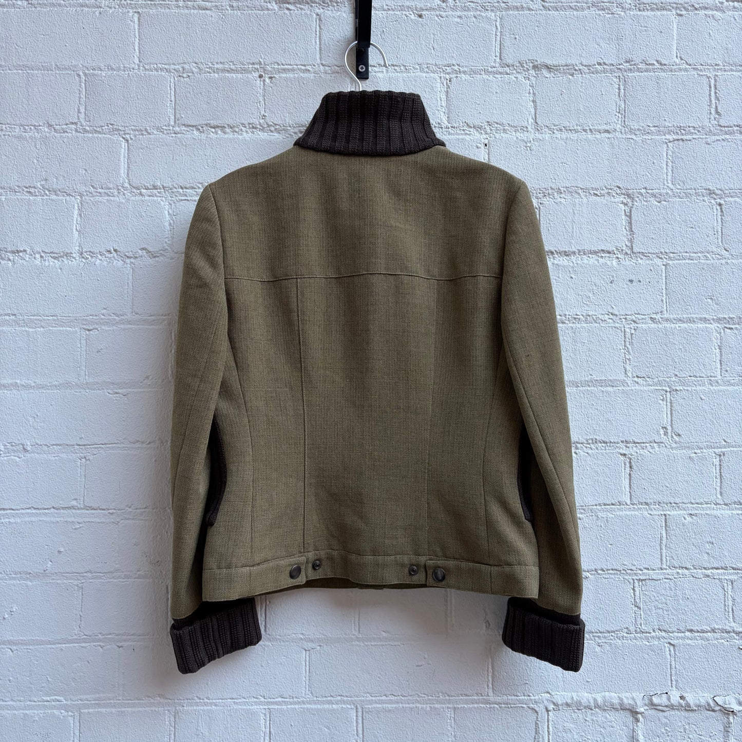 Miu Miu fw1999 High Collar Buttoned Jacket