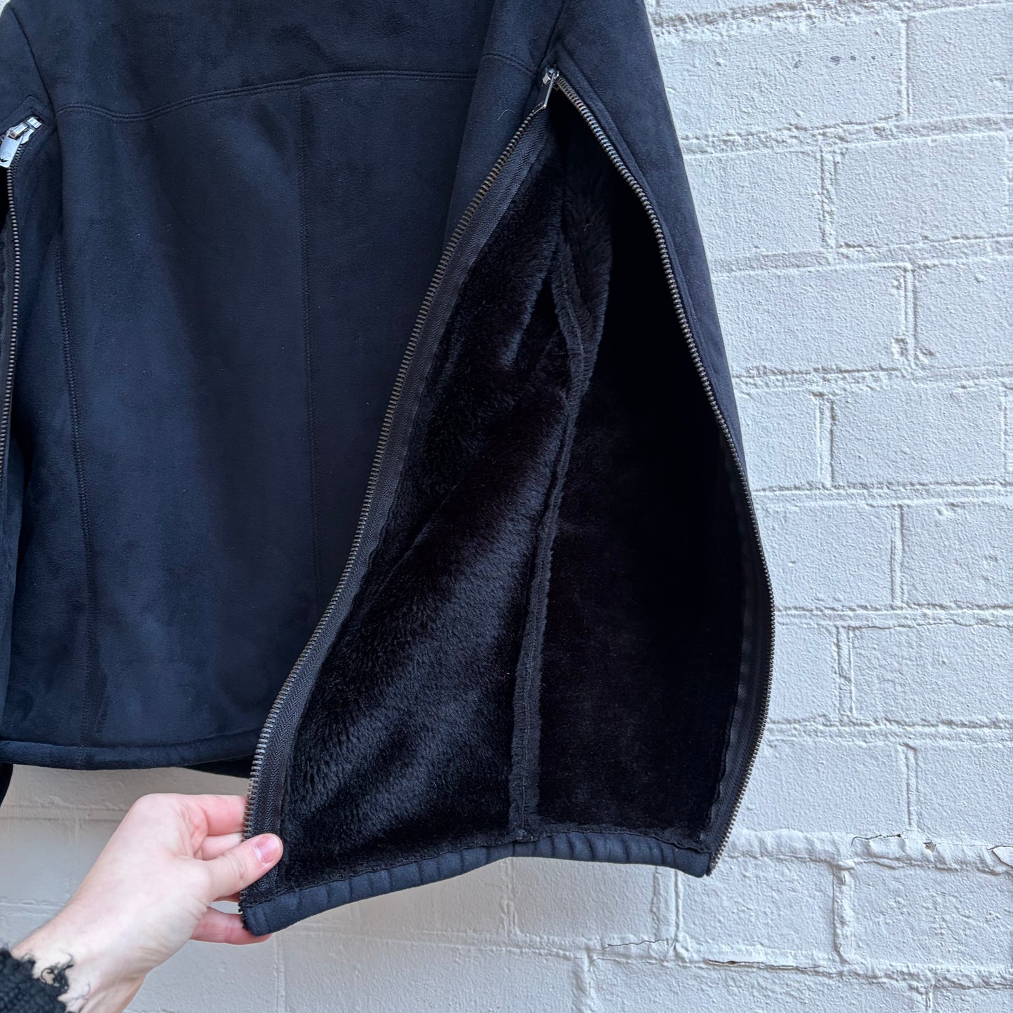 Emporio Armani aw2011 Arm Zip Shearling Jacket