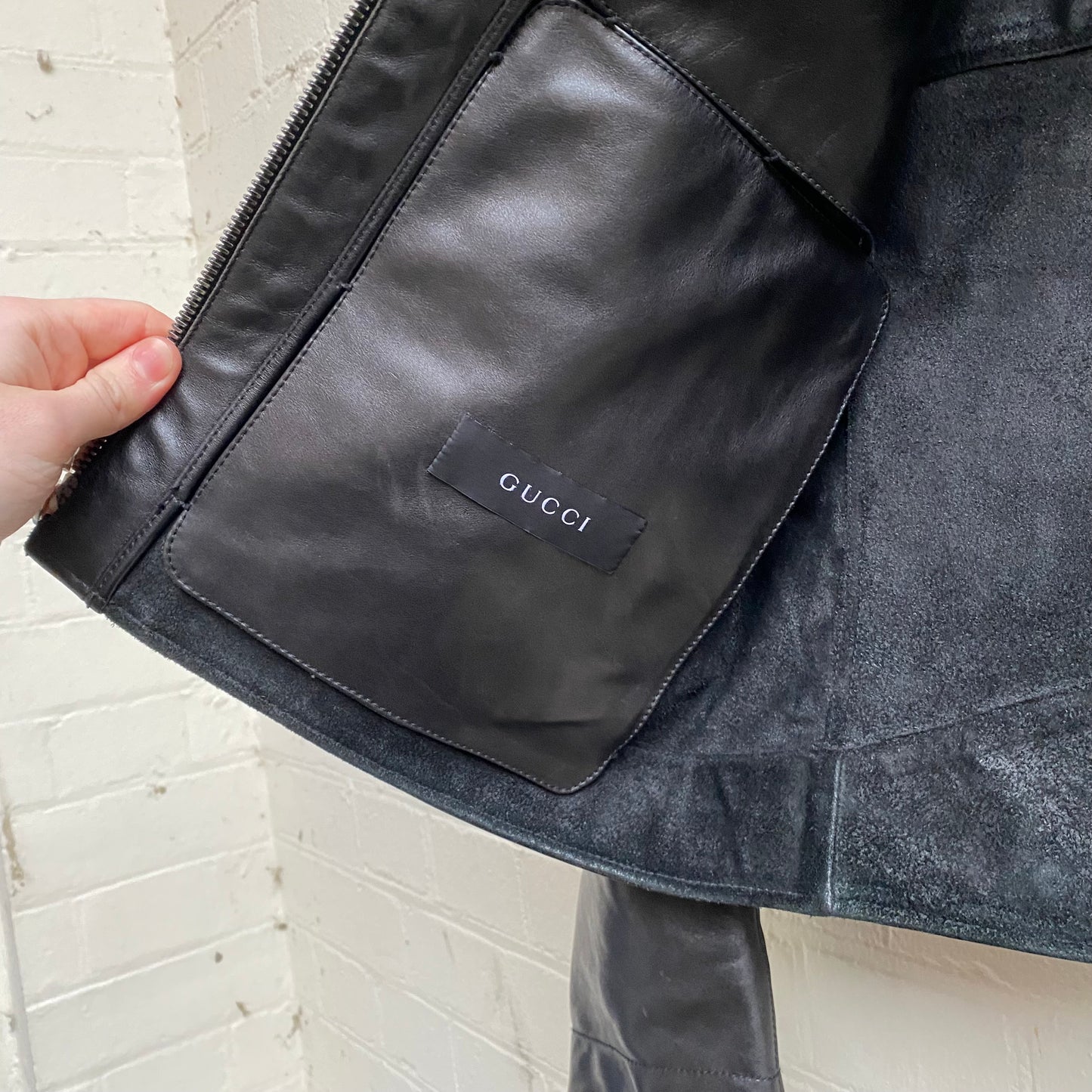 Gucci by Tom Ford aw2004 Leather Cafe Racer Jacket