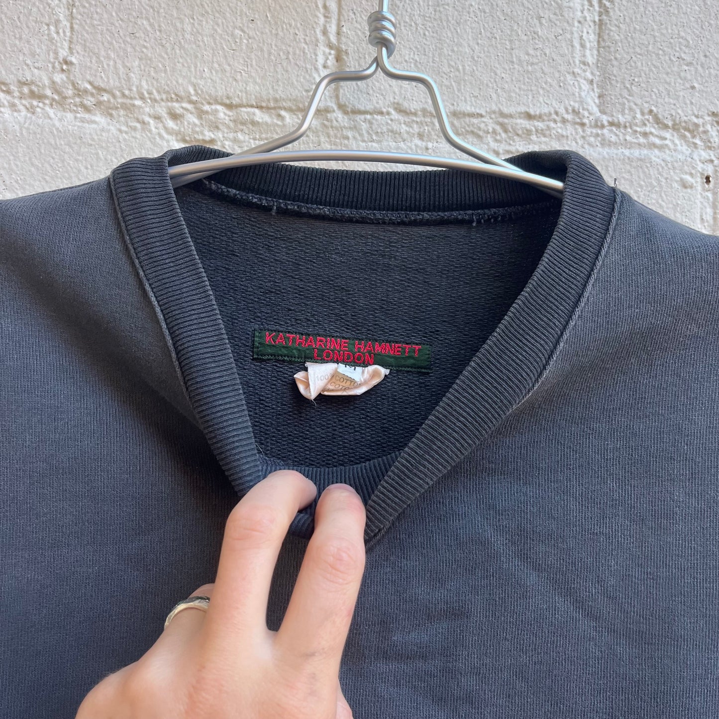 Katharine Hamnett London 1990s Basic Sweatshirt