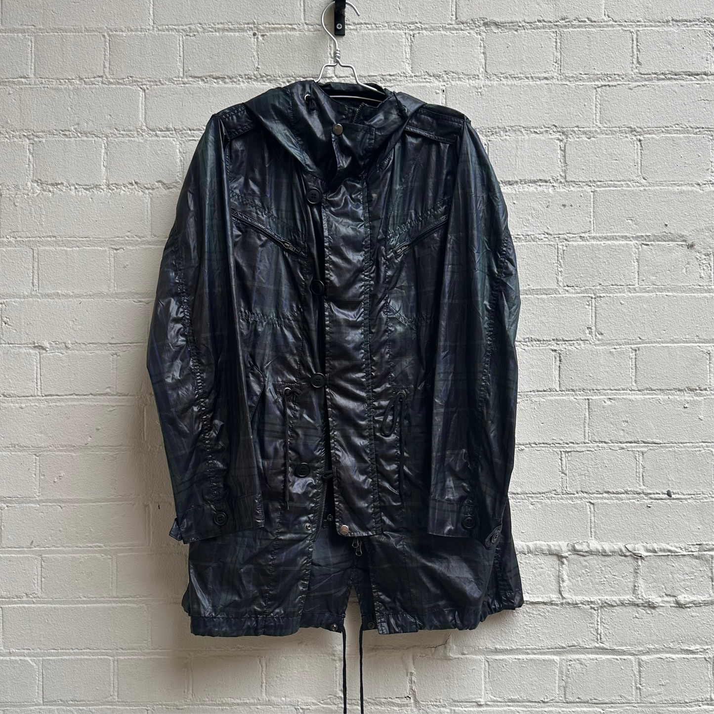 Final Home fw2001 Tartan Parka Jacket