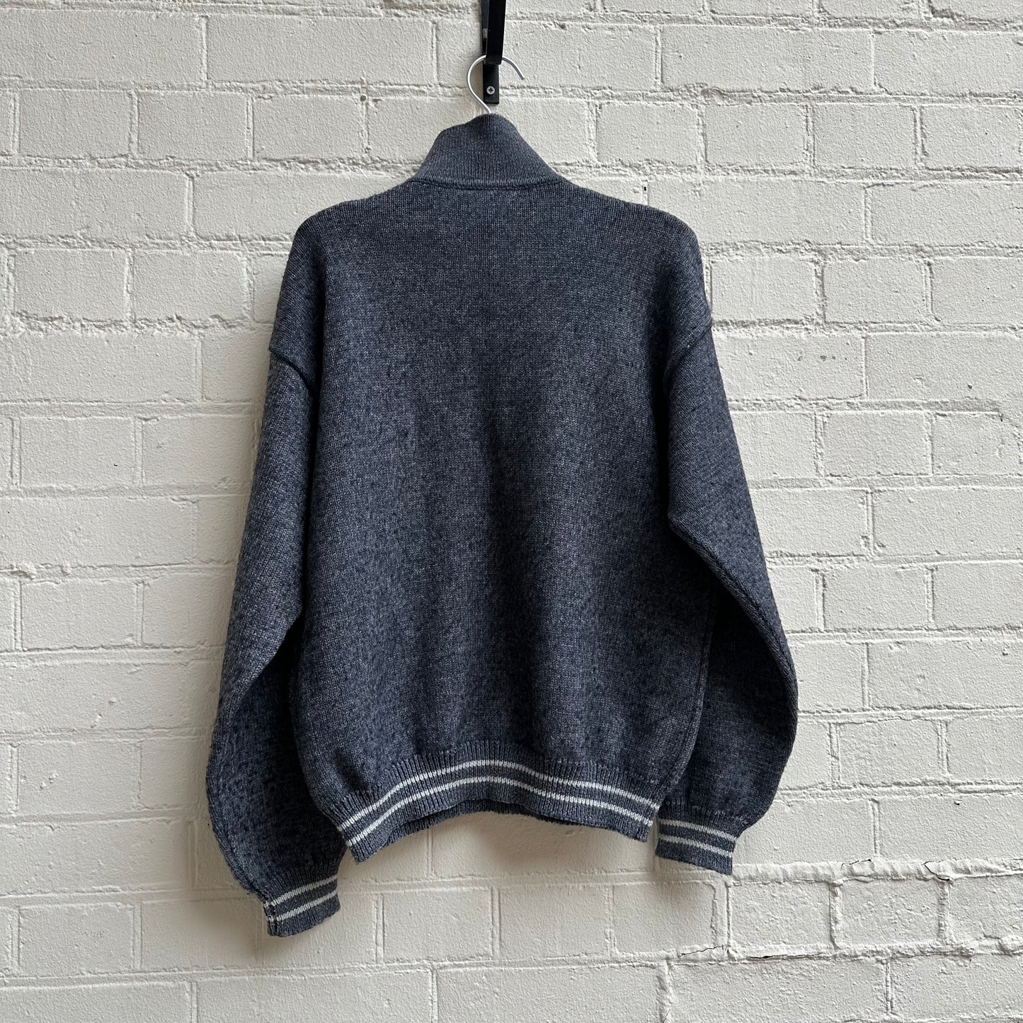 Armani Jeans 1990s Quarter Zip Knit Jumper