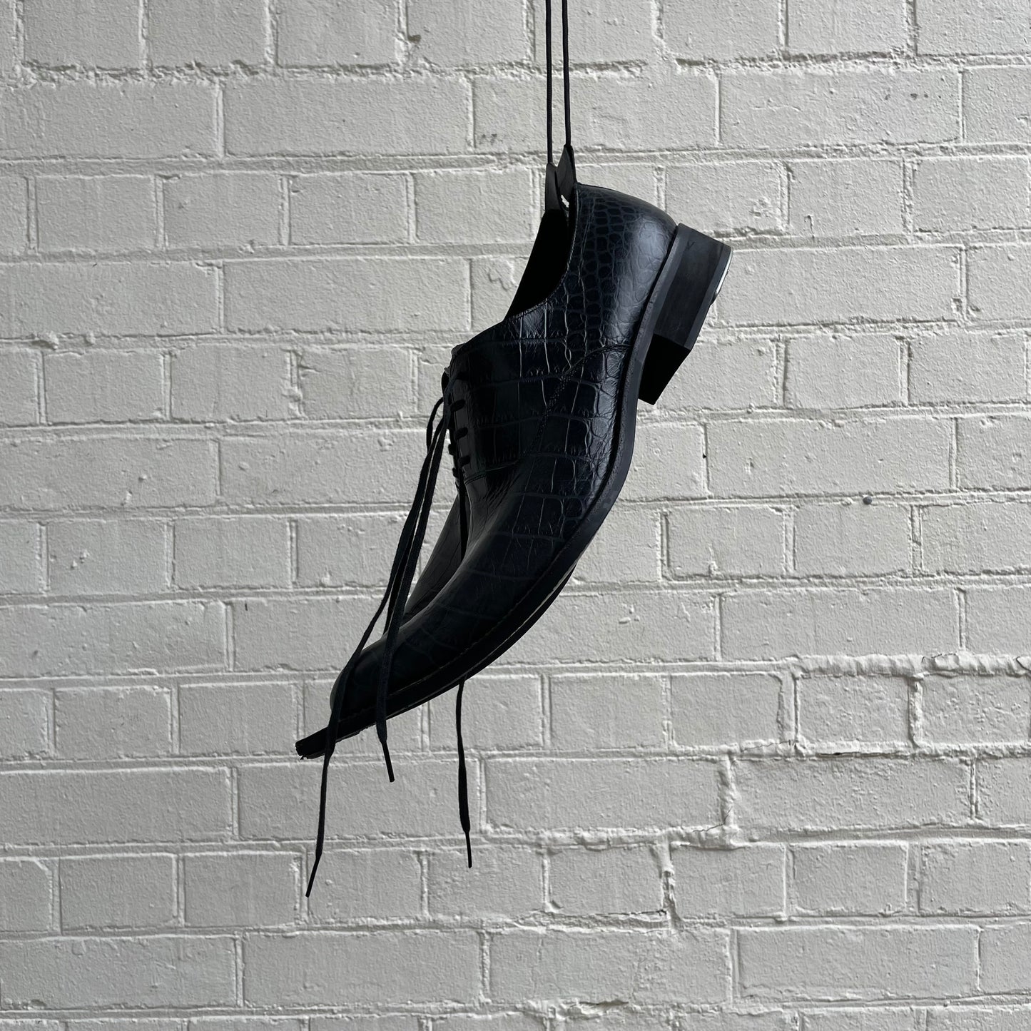 Comme des Garçons Homme Plus ss2015 “Soldier of Peace” Pointed Derby (Black)