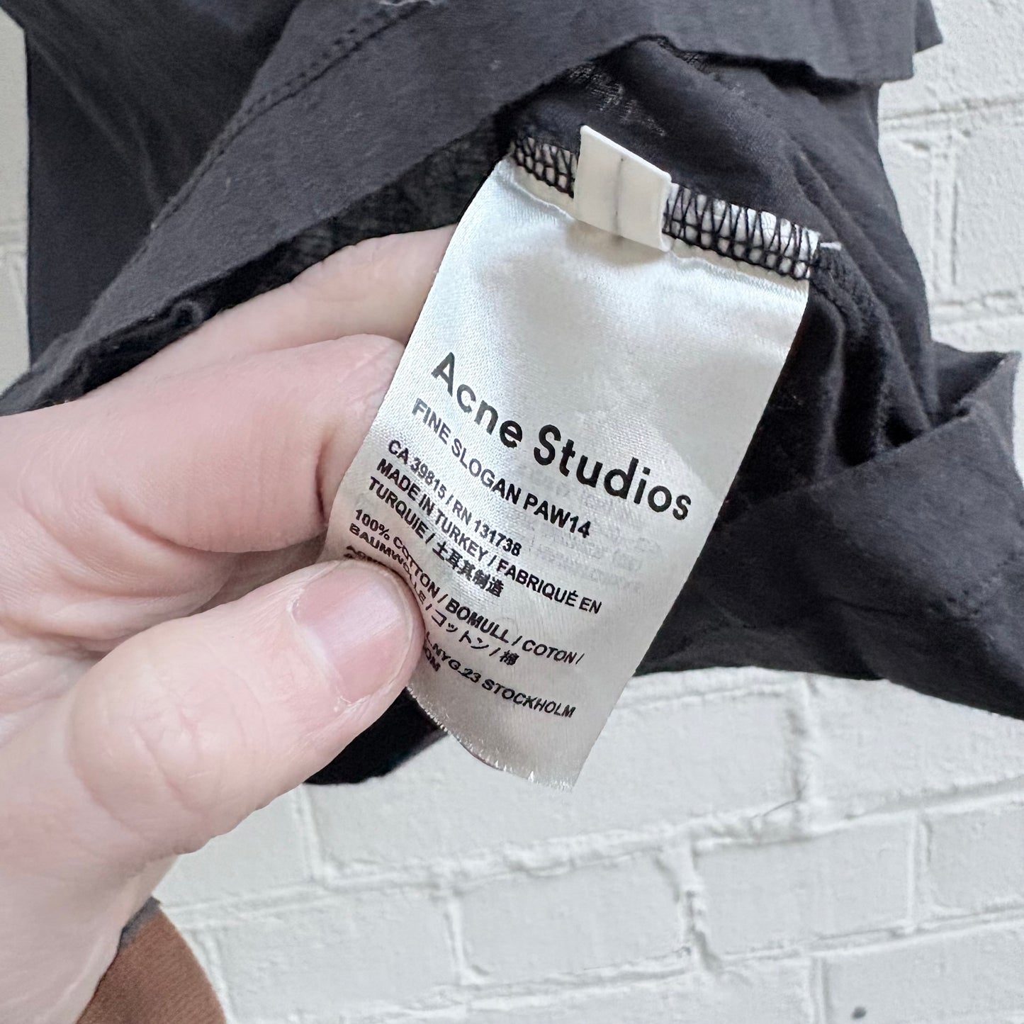 Acne Studios aw2014 “You First” Top