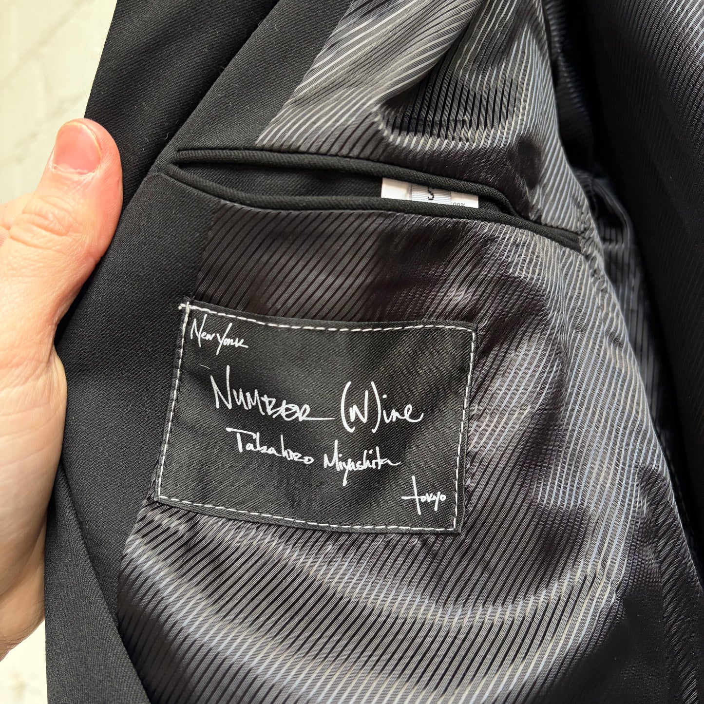 Number (N)ine aw2007 Applique Military Blazer Jacket