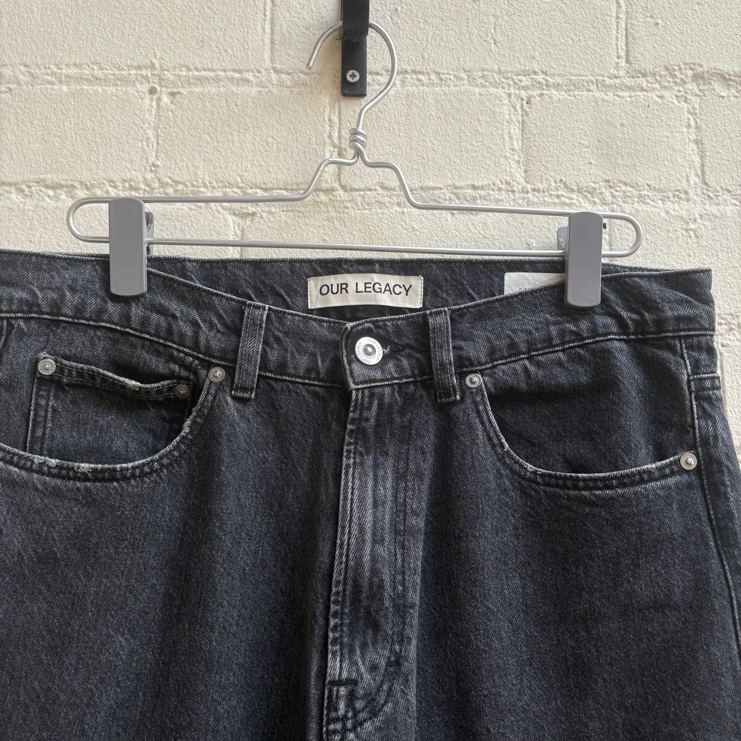 Our Legacy Third Cut Slash Denim Jeans