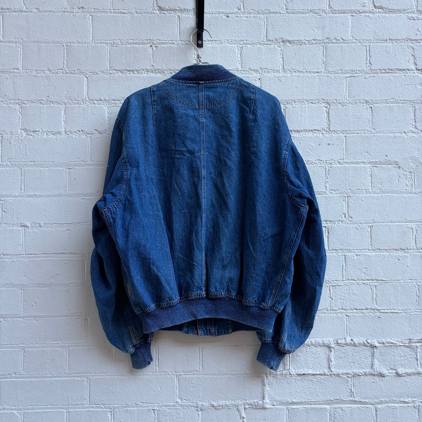 Emporio Armani 1980s Denim Bomber Blouson Jacket