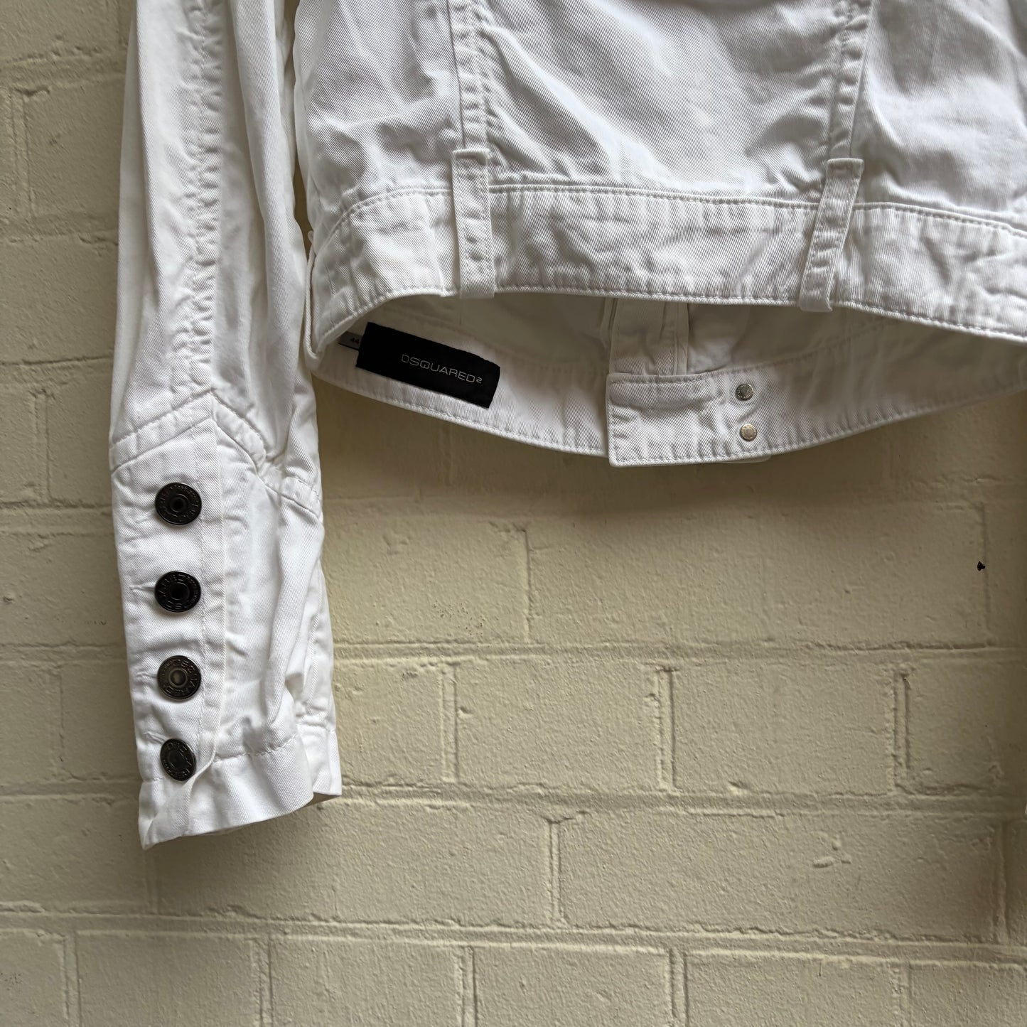 Dsquared2 Hook Closure Military Denim Jacket