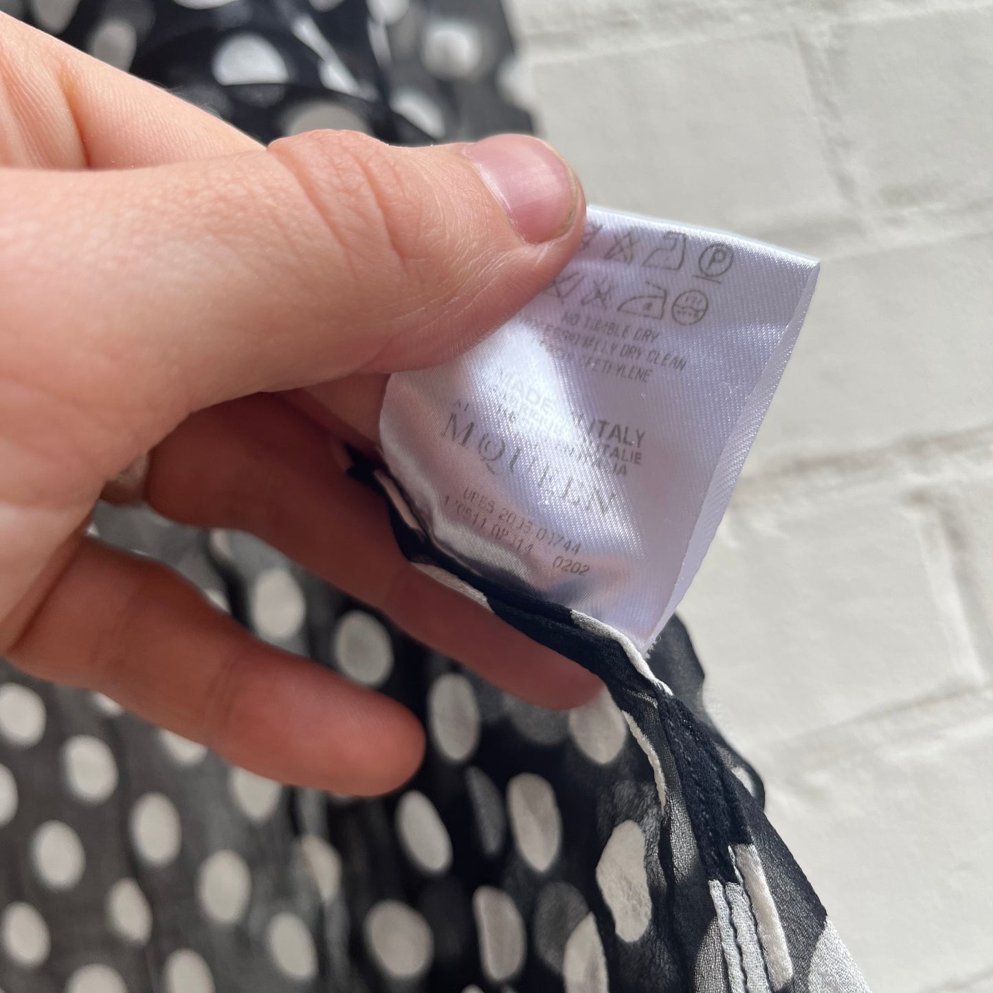 Alexander McQueen 2005 Polka Dot Pussy Bow Blouse