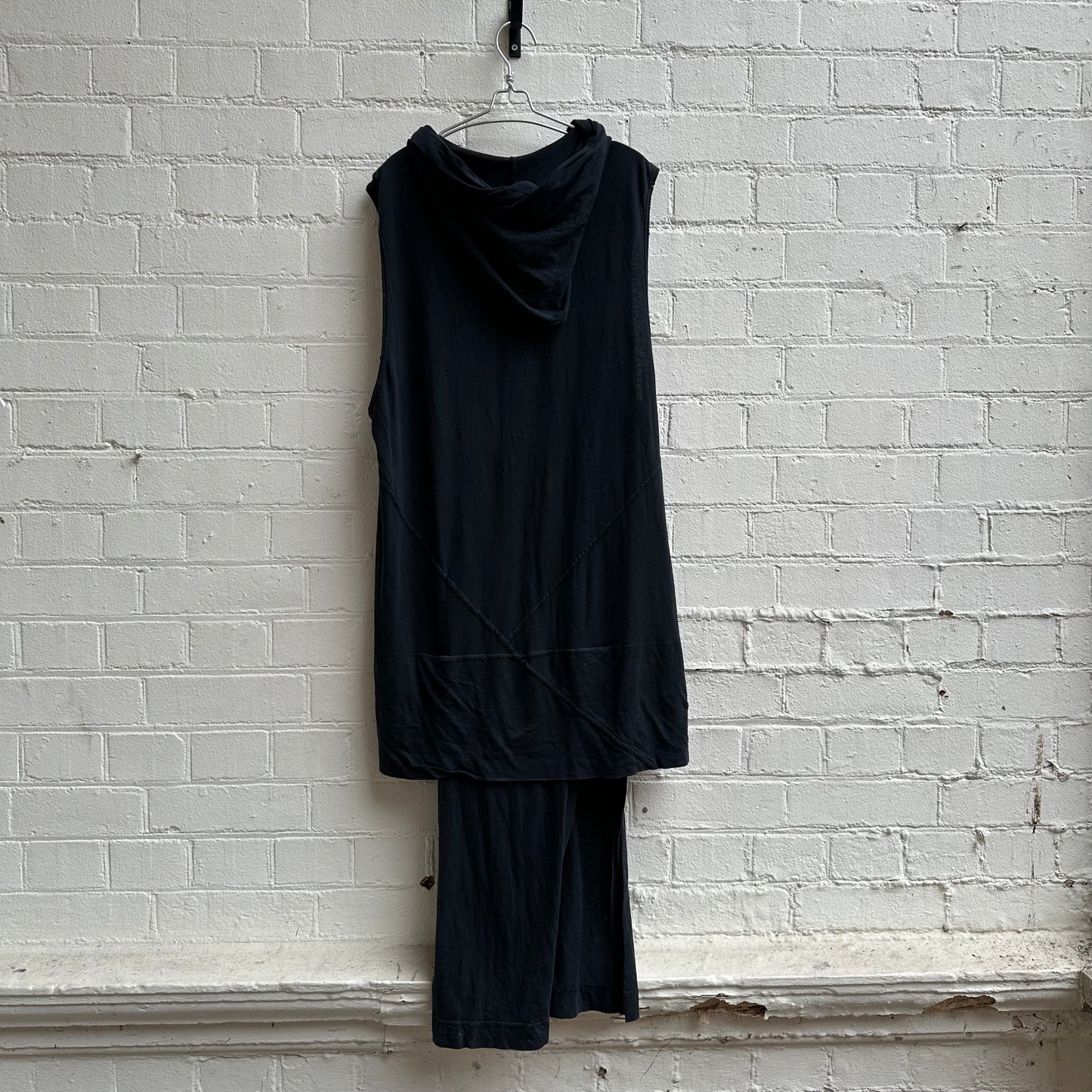 Rick Owens Sample Longline Hooded Sleeveless Top