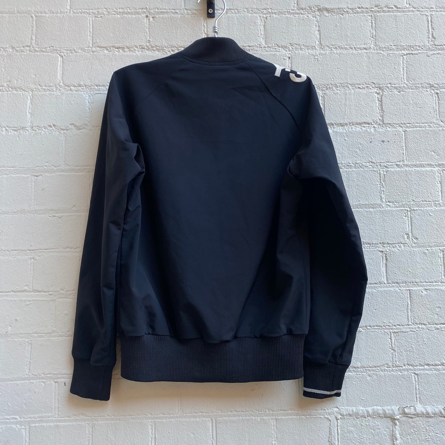 Y-3 aw2003 Silver Stripe Bomber Jacket