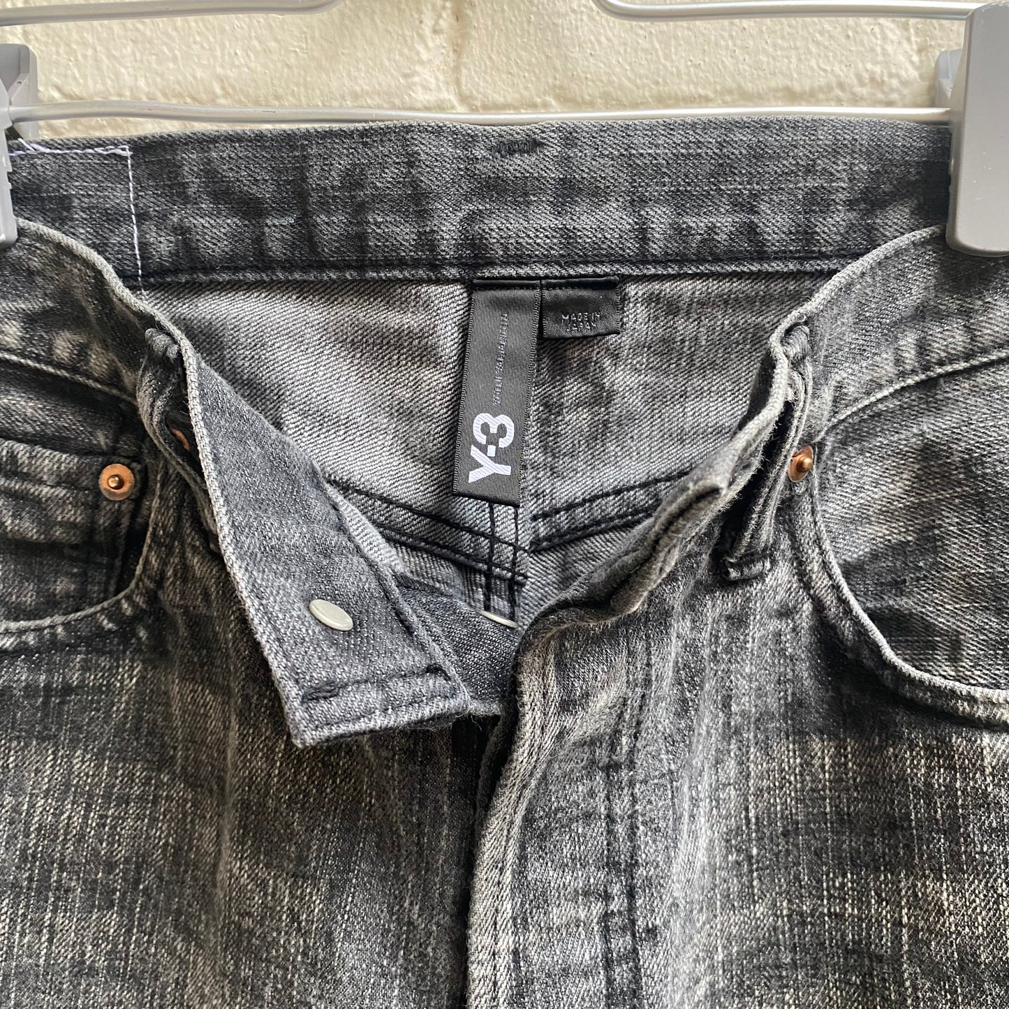 Y-3 x Spotted Horse Clawmark Striped Denim