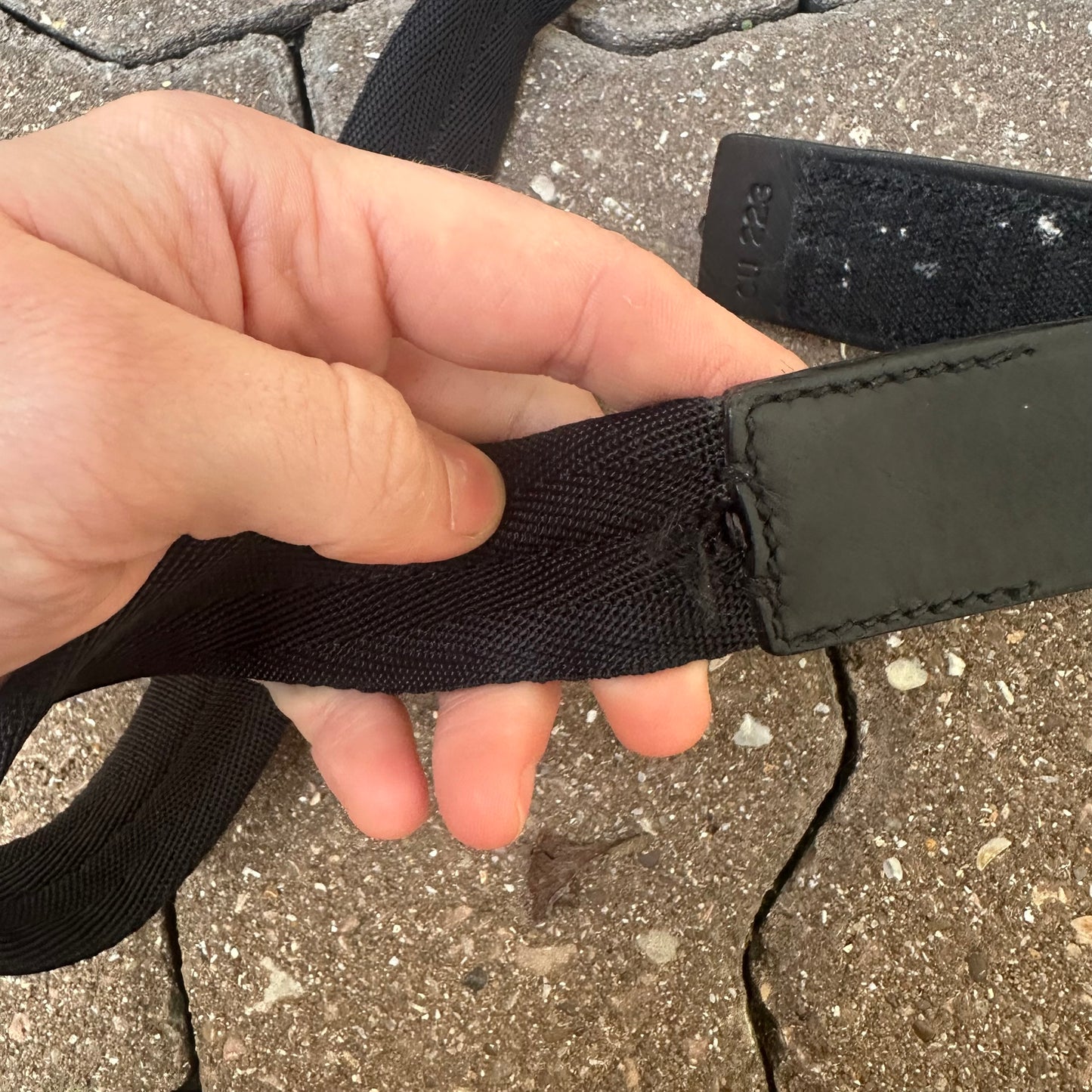 Prada fw1999 Velcro Buckle Belt