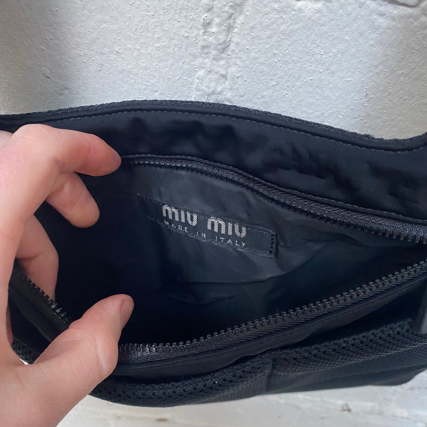 Miu Miu ss1999 Technical Side Bag