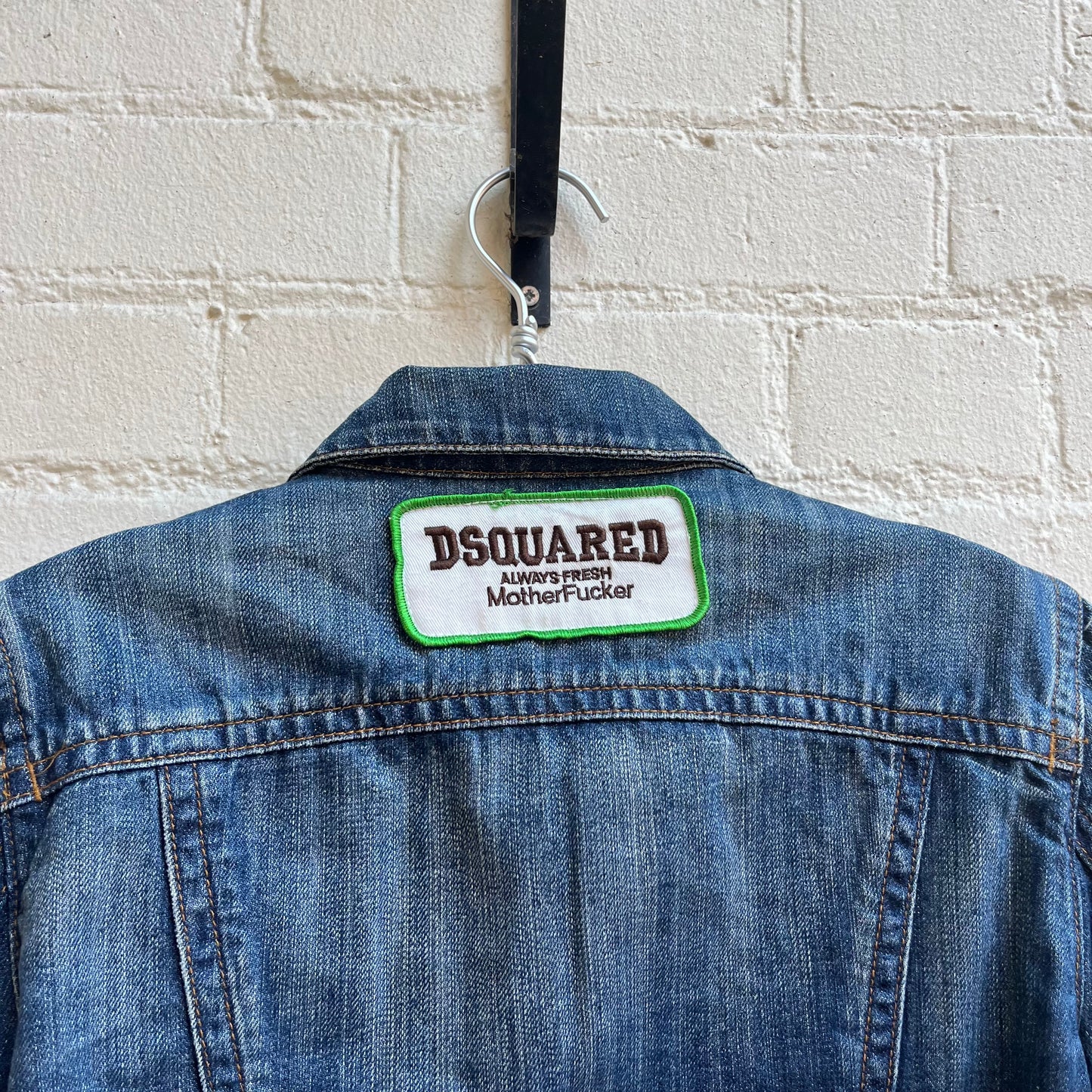Dsquared2 aw2005 Denim Jacket w/ Applique Patch