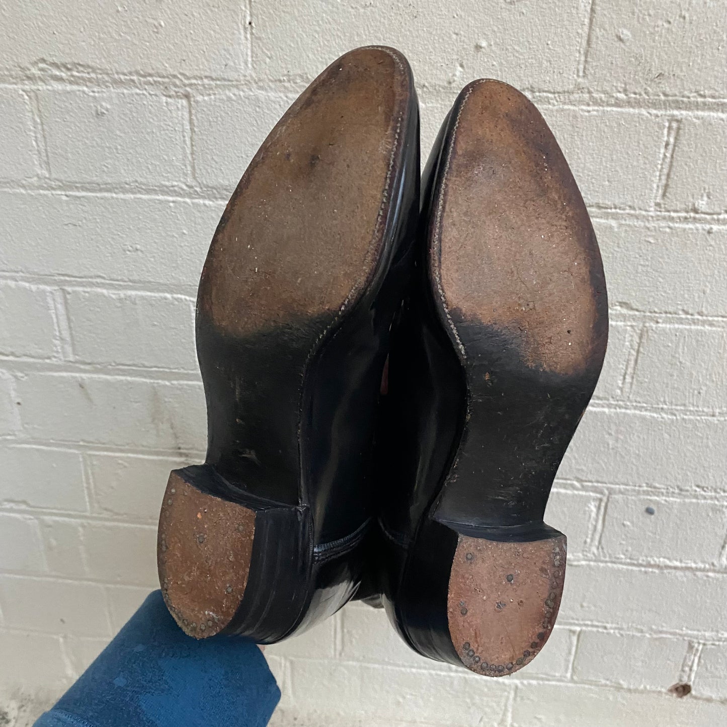 Vintage 1950s Leather Riding Boots