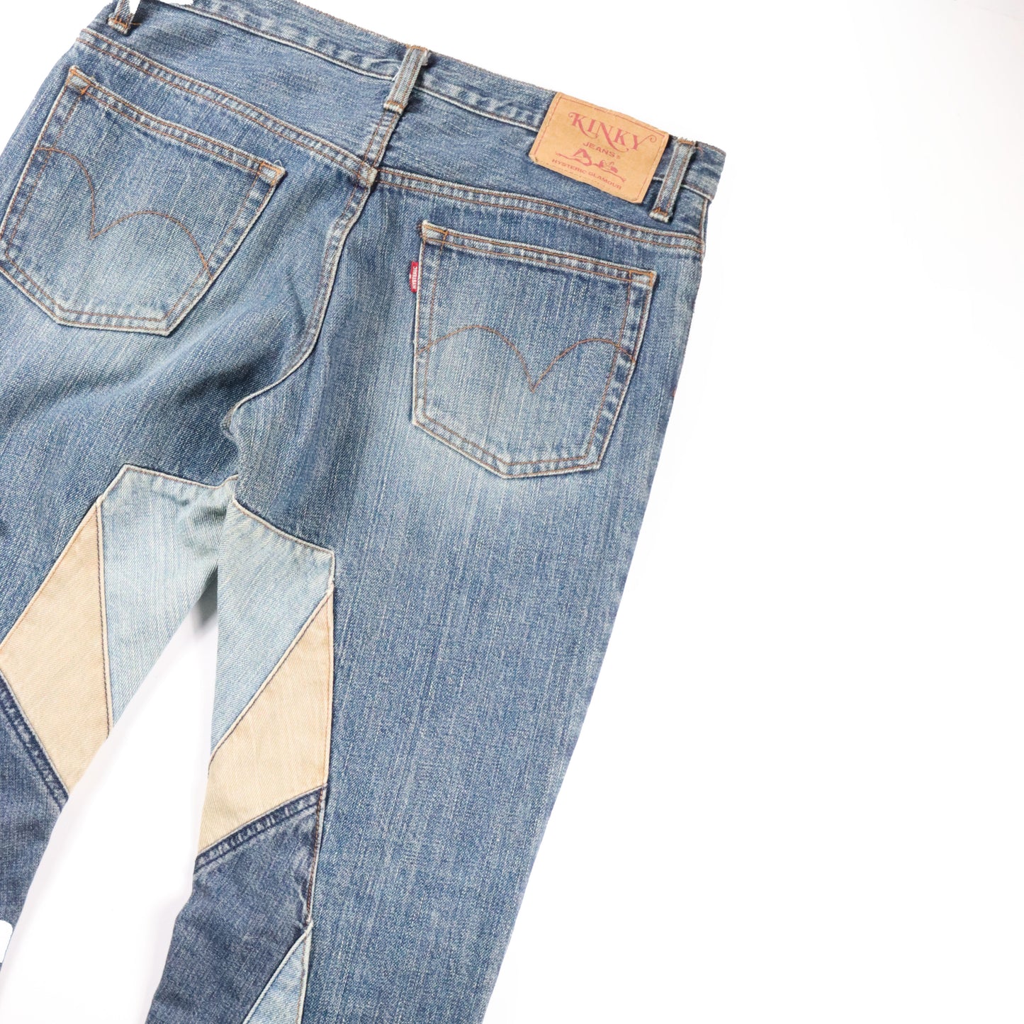 Hysteric Glamour Patchwork Denim Jeans