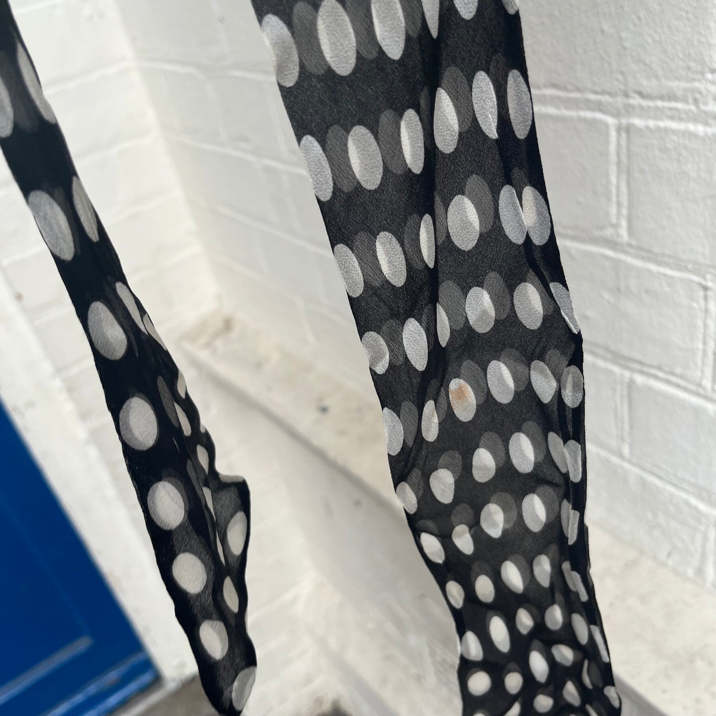 Alexander McQueen 2005 Polka Dot Pussy Bow Blouse