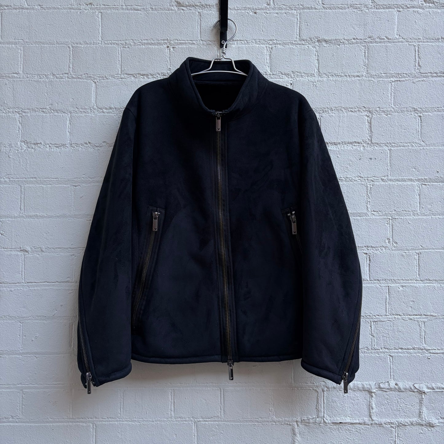 Emporio Armani aw2011 Arm Zip Shearling Jacket