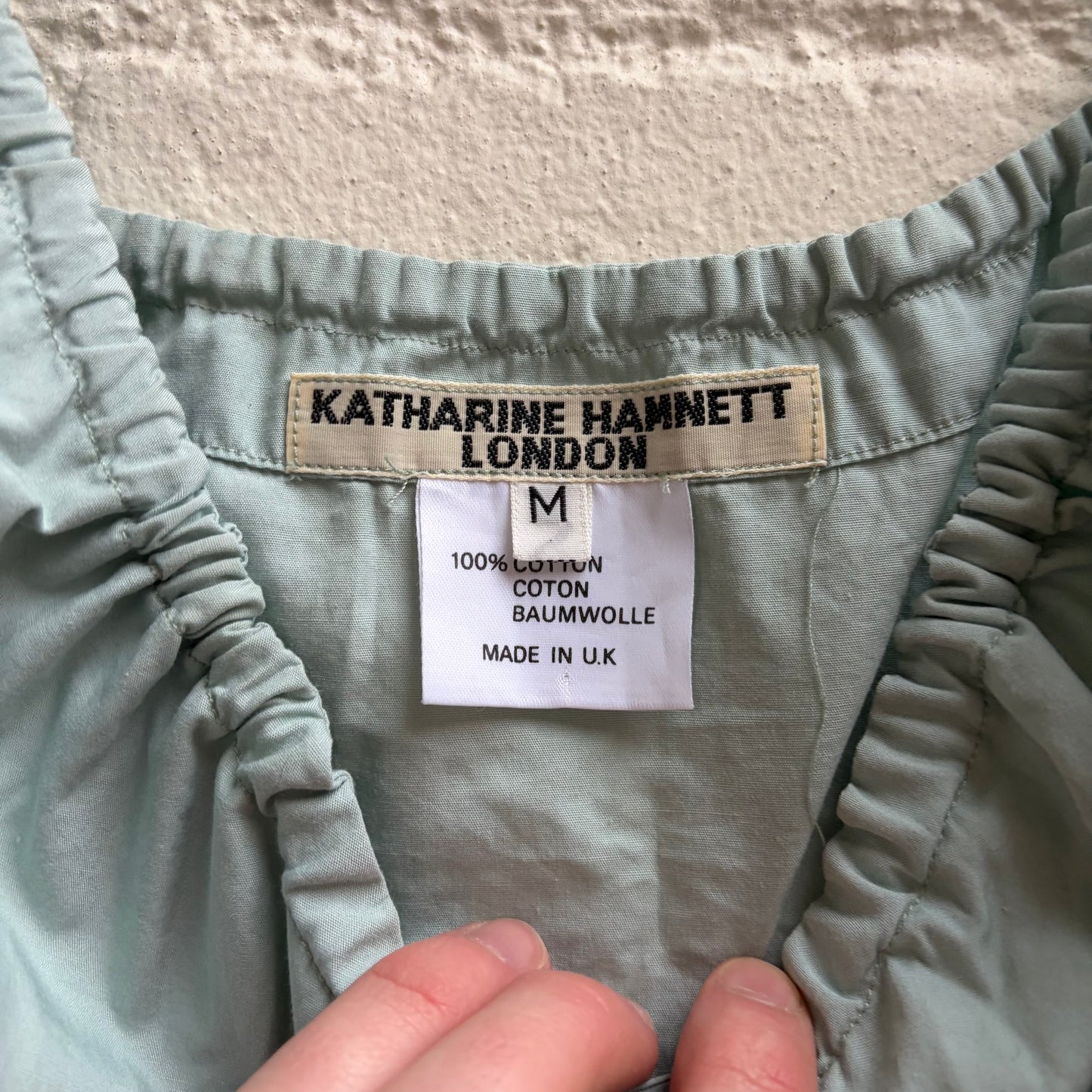 Katharine Hamnett 1990s Buttoned Top