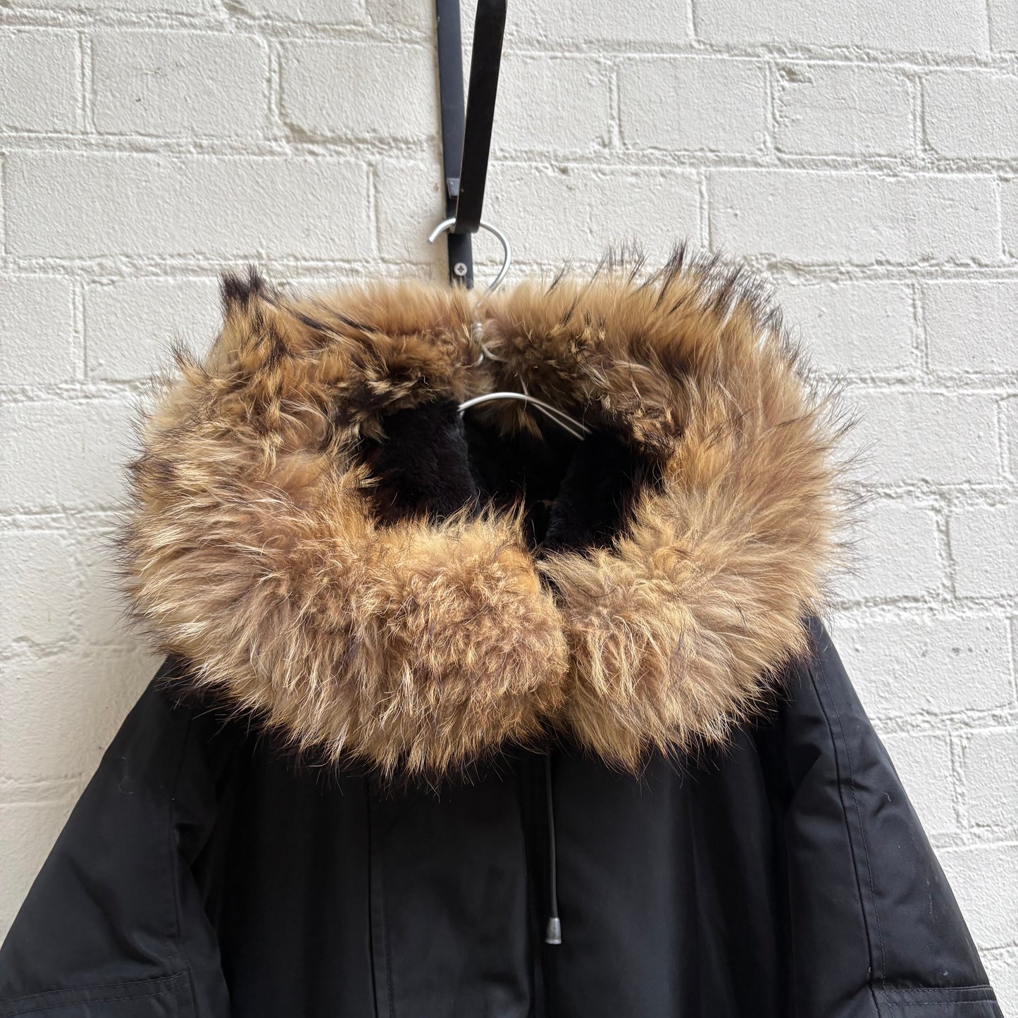 Gucci aw1998 Tom Ford era Fur Trim Hooded Parka Coat