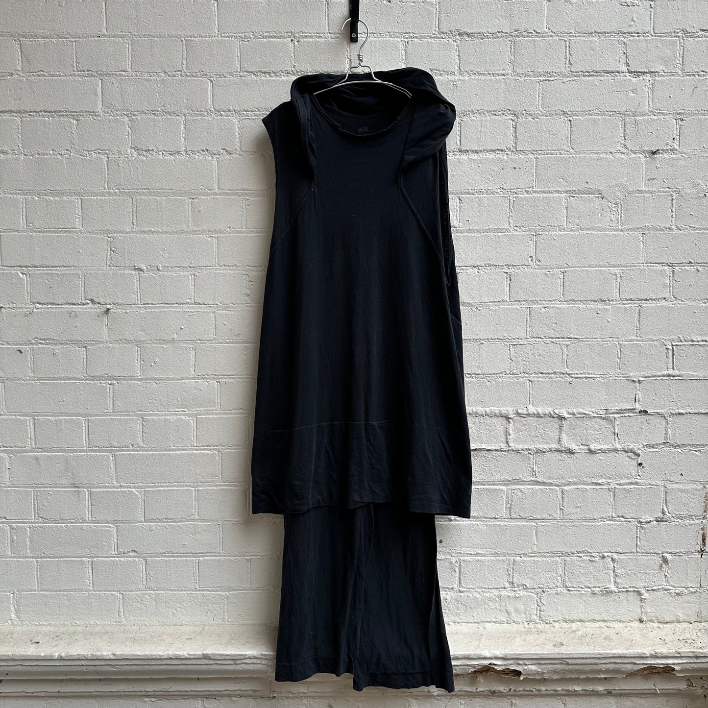 Rick Owens Sample Longline Hooded Sleeveless Top