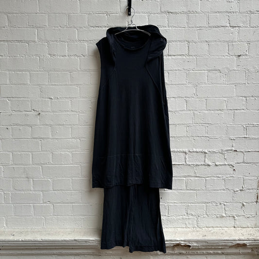 Rick Owens Sample Longline Hooded Sleeveless Top