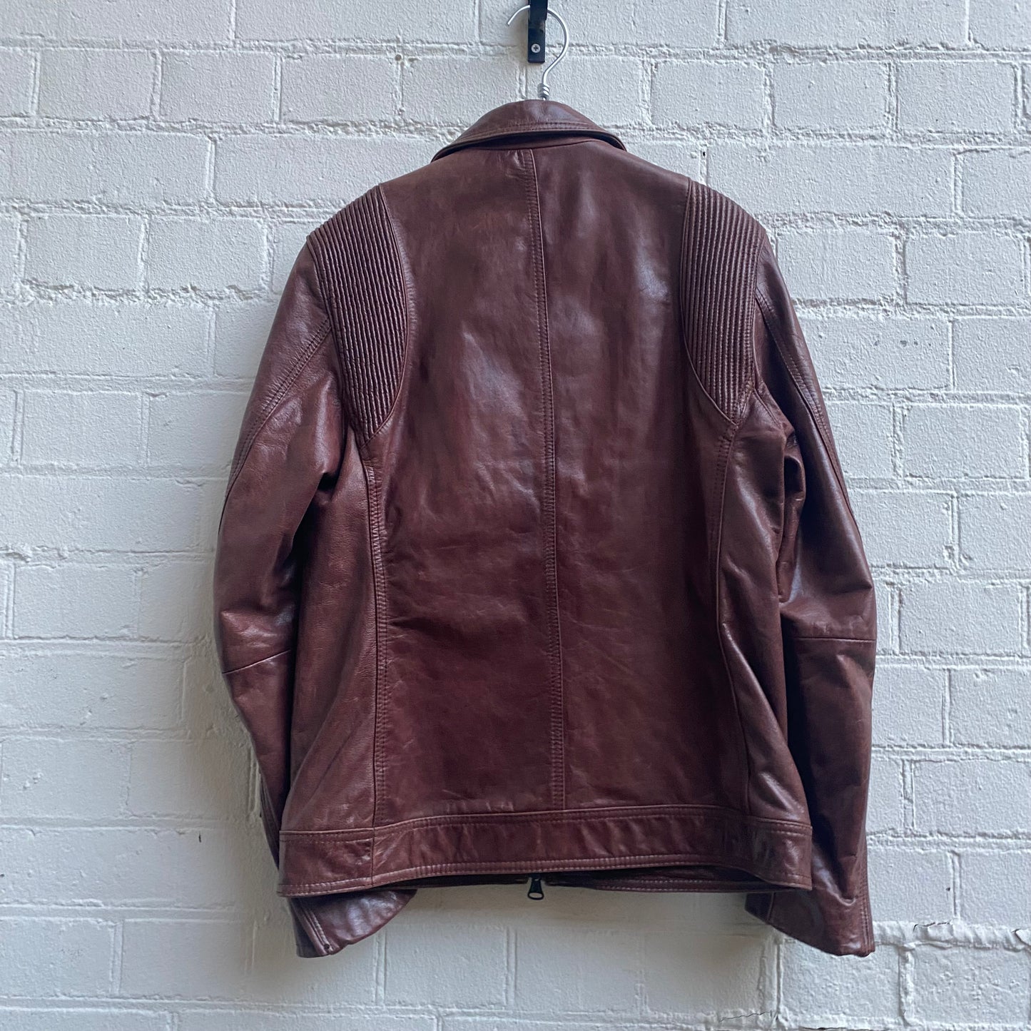 Katharine Hamnett Leather Biker Jacket