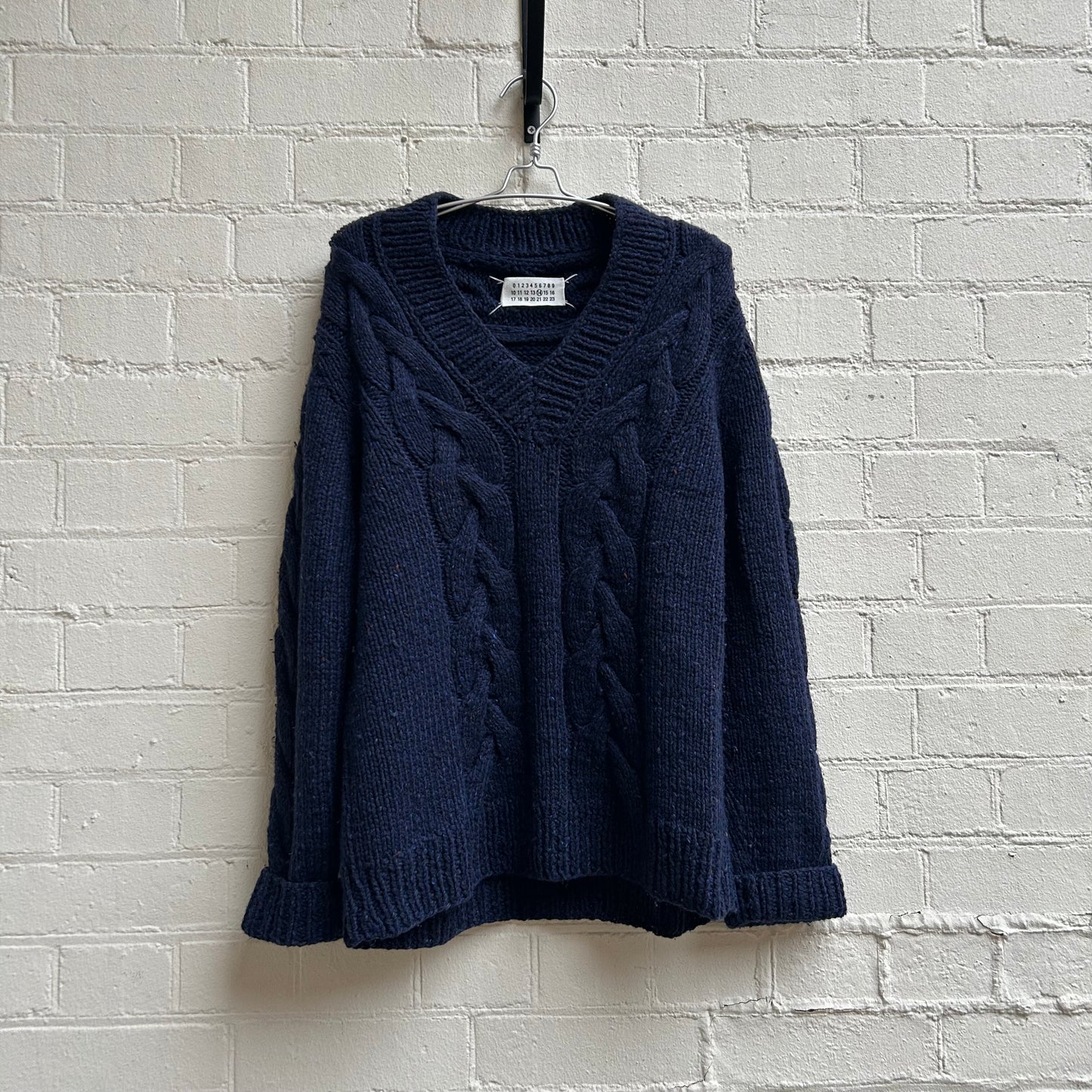 Maison Margiela aw2010 V-Neck Knitted Sweater