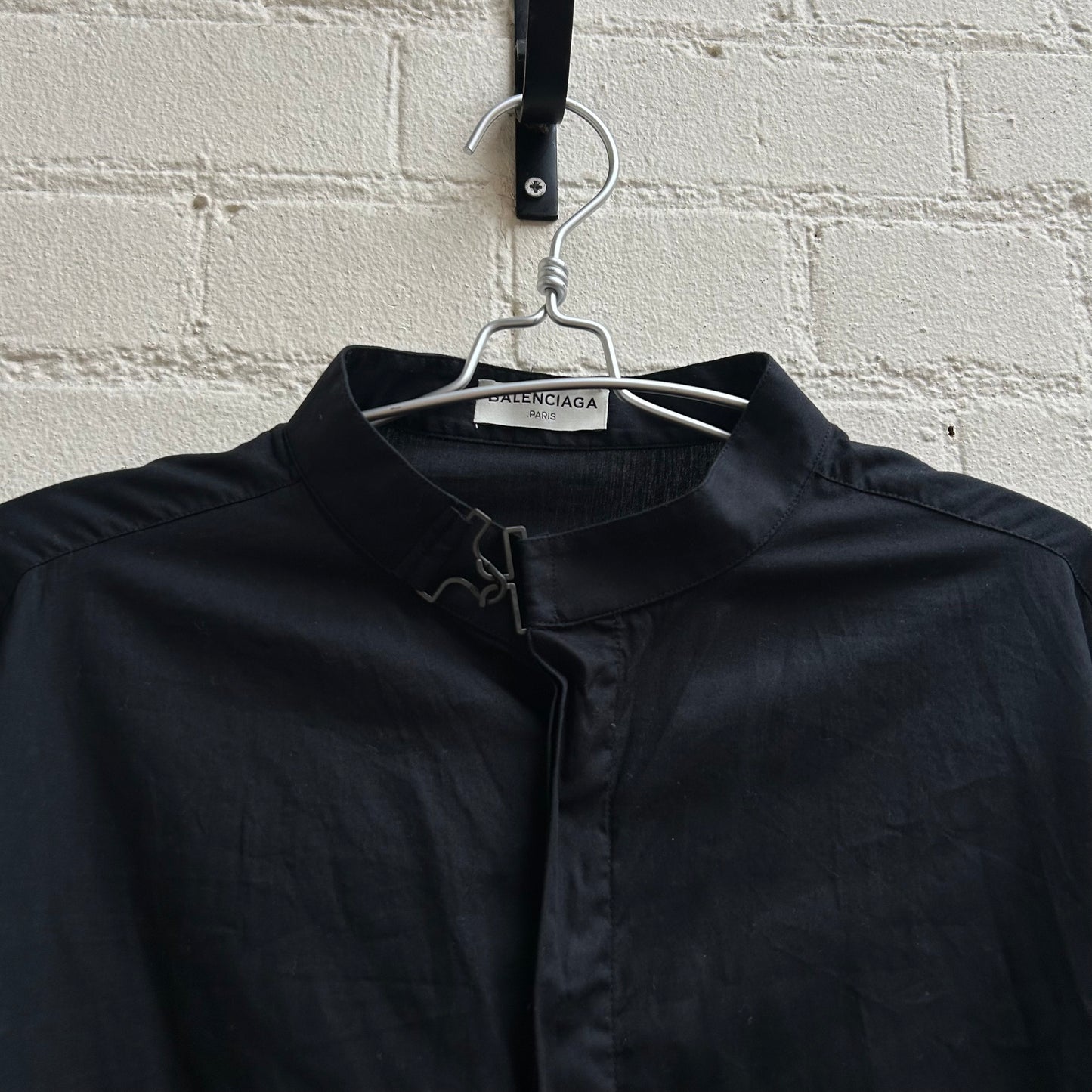 Balenciaga by Alexander Wang 2014 Buckled Half Button Shirt