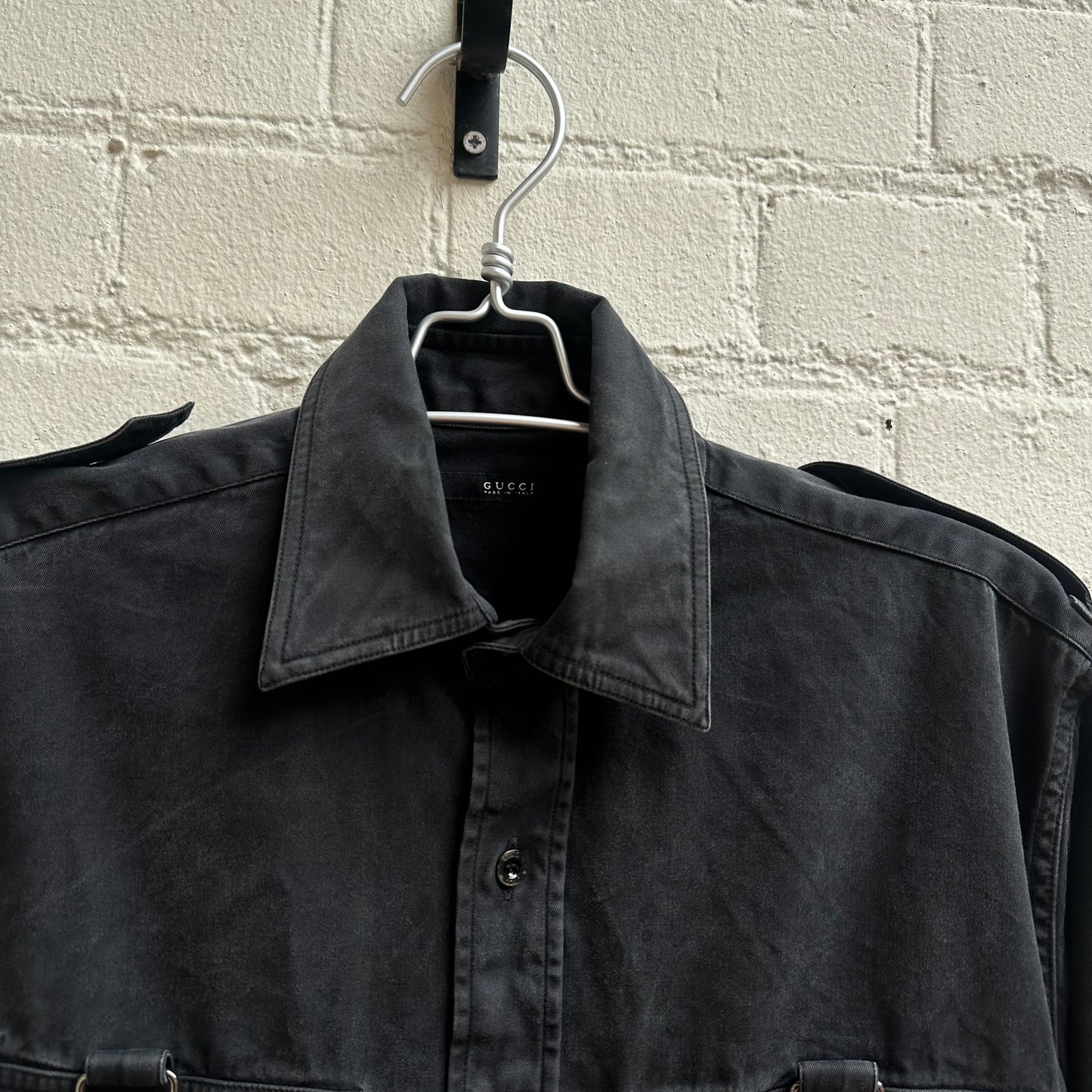 Gucci by Tom Ford ss2002 Military Pocket Shirt