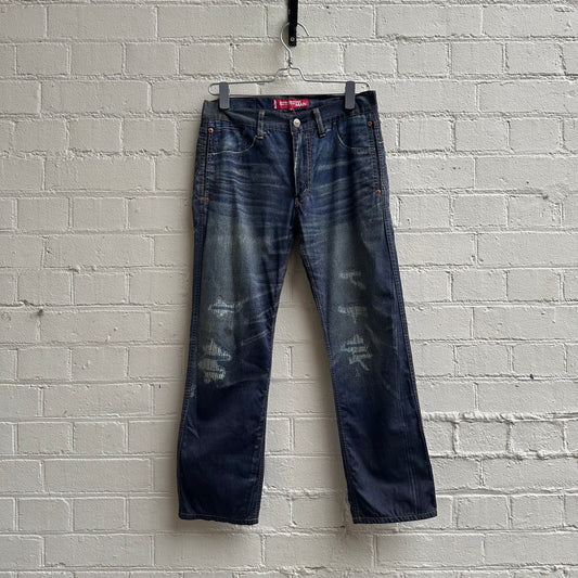 Junya Watanabe x Levi's AD2009 Trompe L’œil Digital Print Trousers