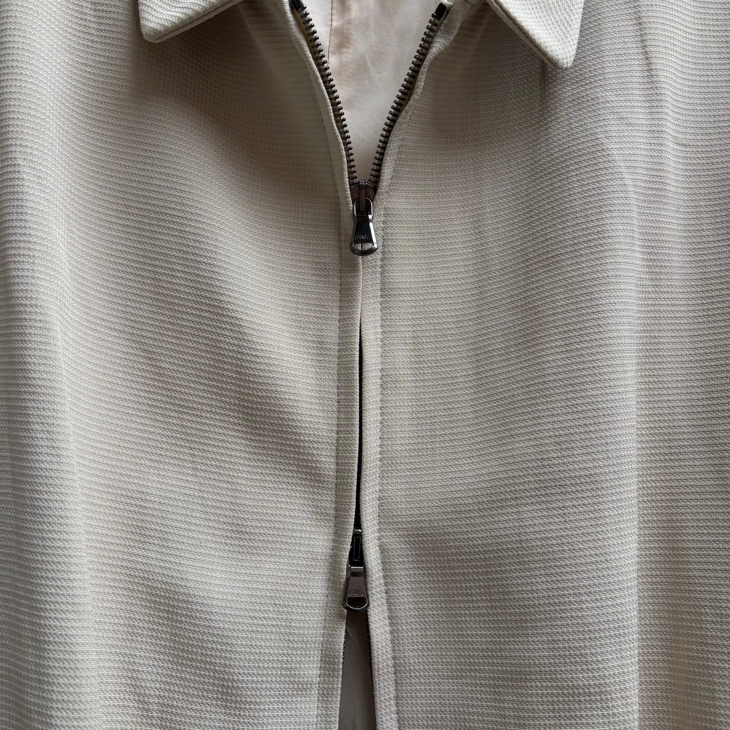 Giorgio Armani 1980s Double Zip Blouson Jacket