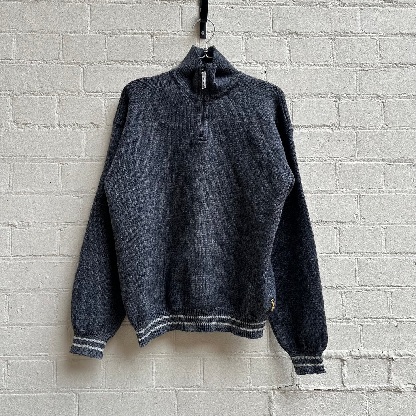 Armani Jeans 1990s Quarter Zip Knit Jumper