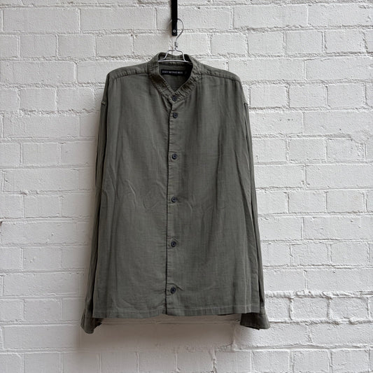 Issey Miyake Men Collarless Overshirt
