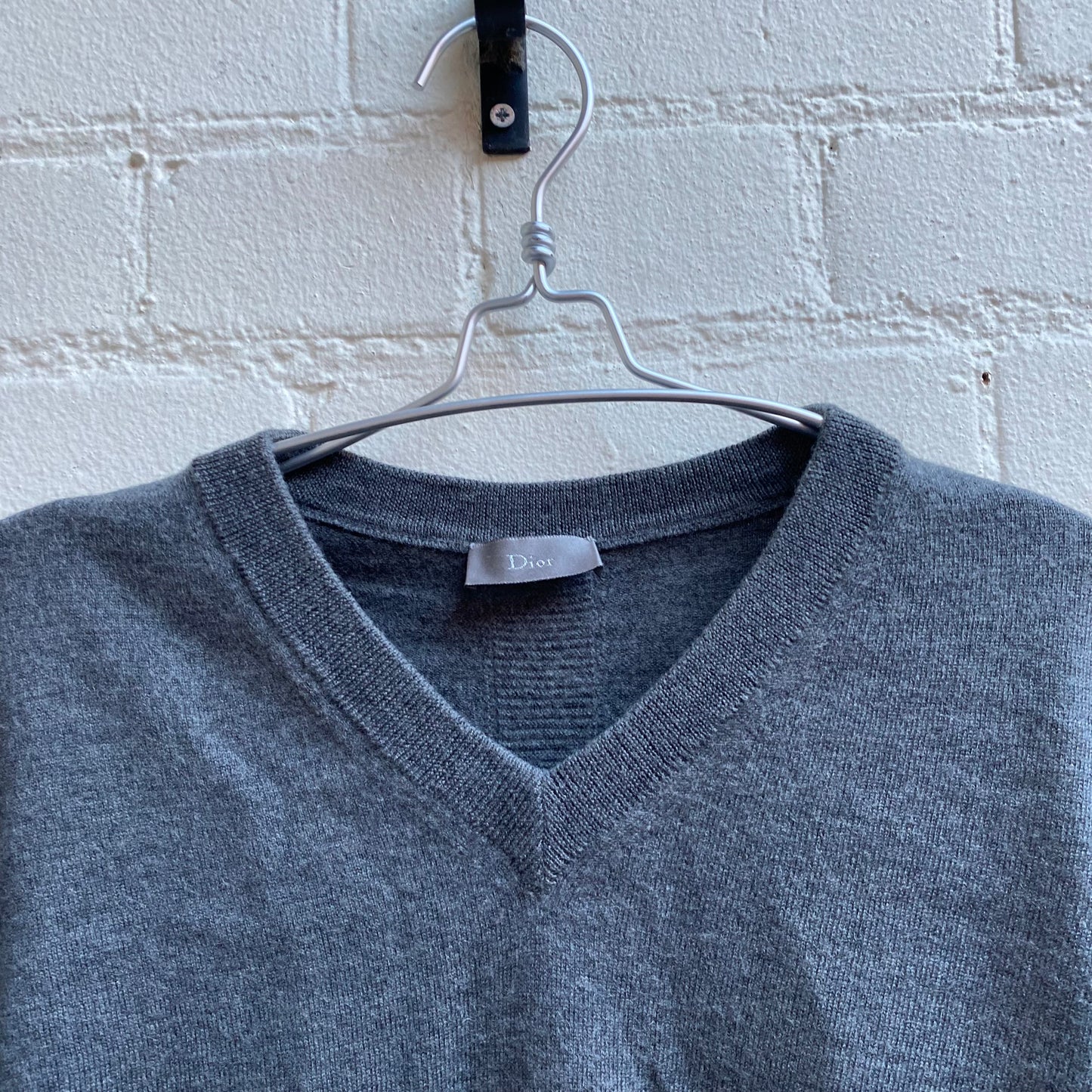 Dior Homme V-Neck Wool Knit