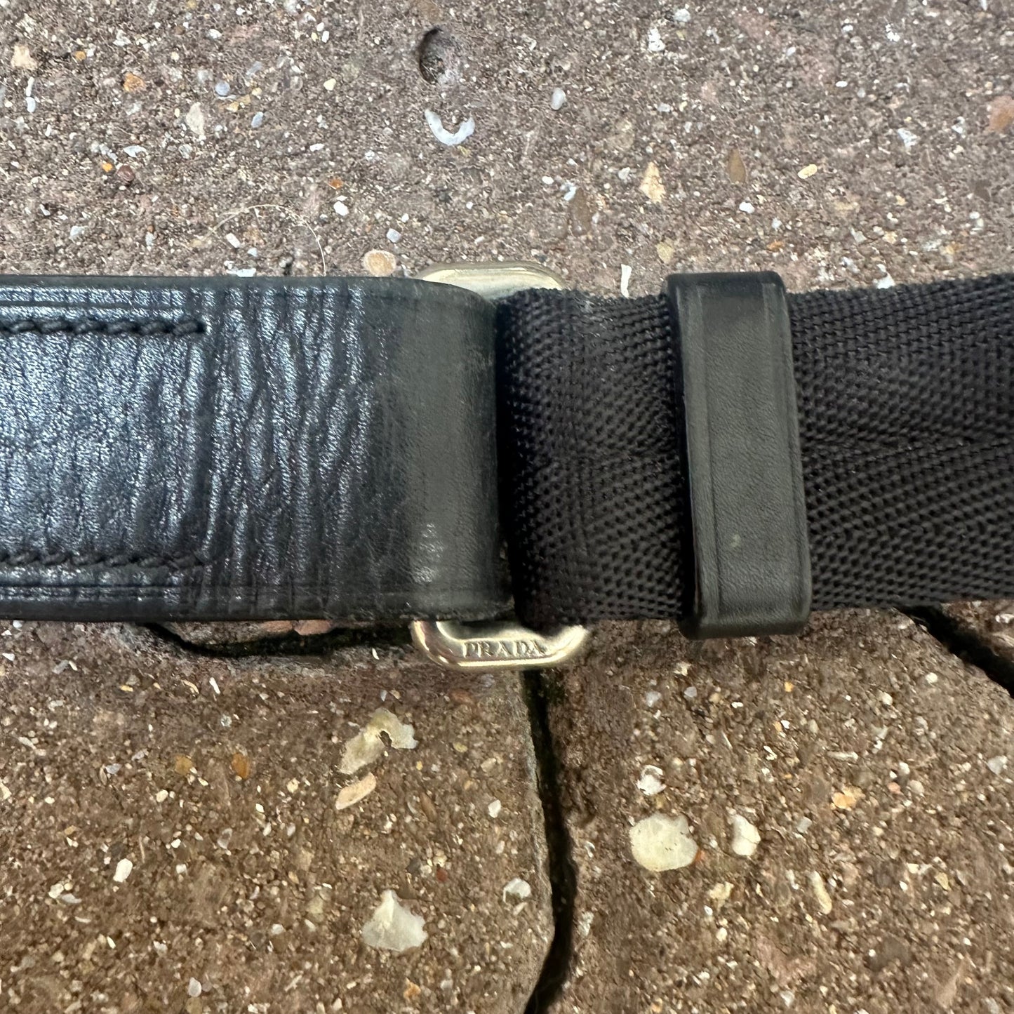 Prada fw1999 Velcro Buckle Belt