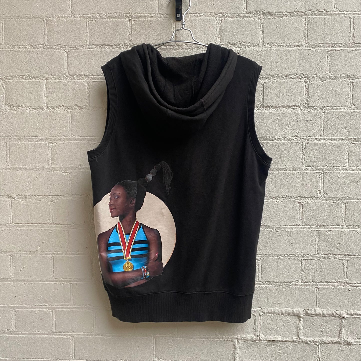 Adidas Y-3 Spring 2004 "Heroes" Sleeveless Hoodie