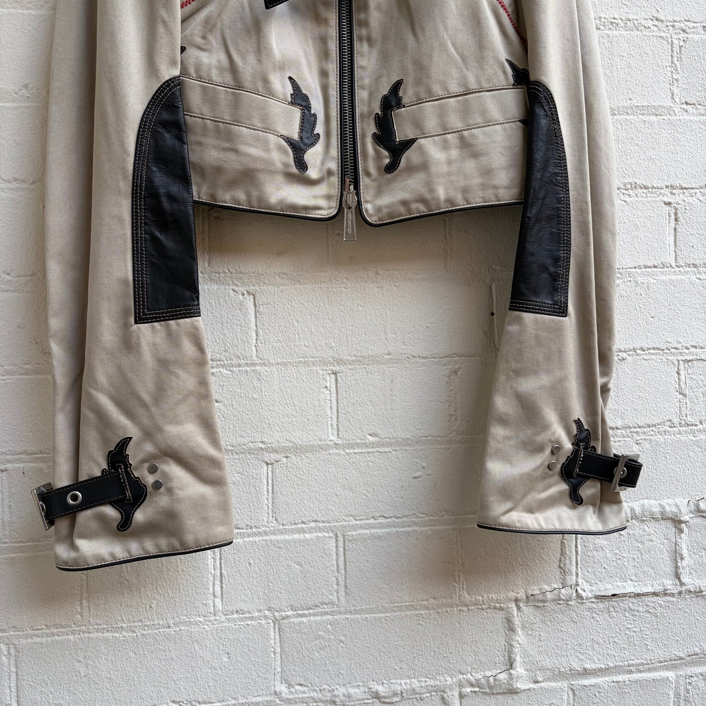 Dsquared2 Western Cropped Buckle Jacket