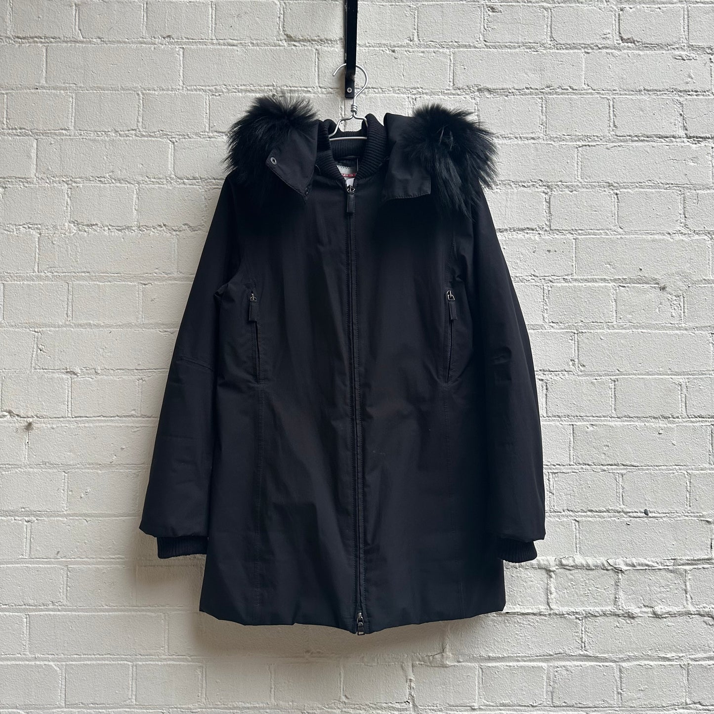 Prada Gore-Tex Fur Hooded Parka Jacket