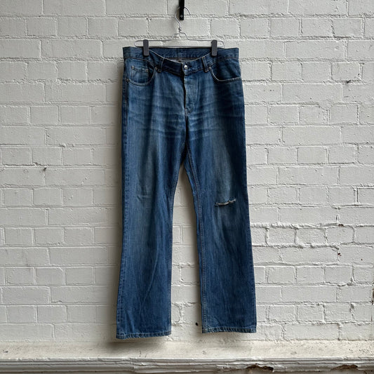 Helmut Lang ss2003 Low Waist Boot Cut Denim Jeans