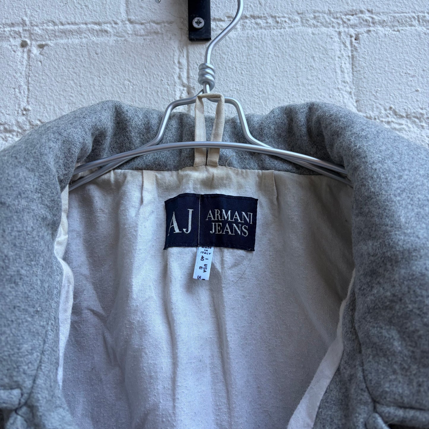 Armani Jeans Double Breasted Peacoat