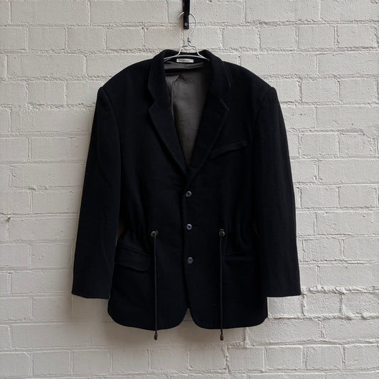 Matinique Drawstring Waist Blazer Jacket