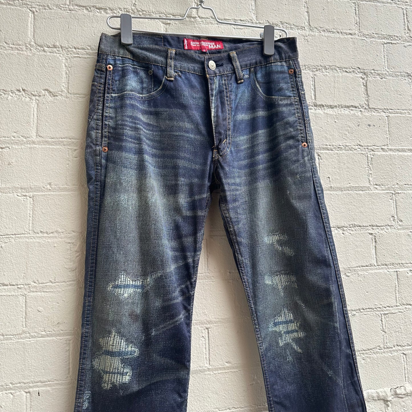 Junya Watanabe x Levi's AD2009 Trompe L’œil Digital Print Trousers