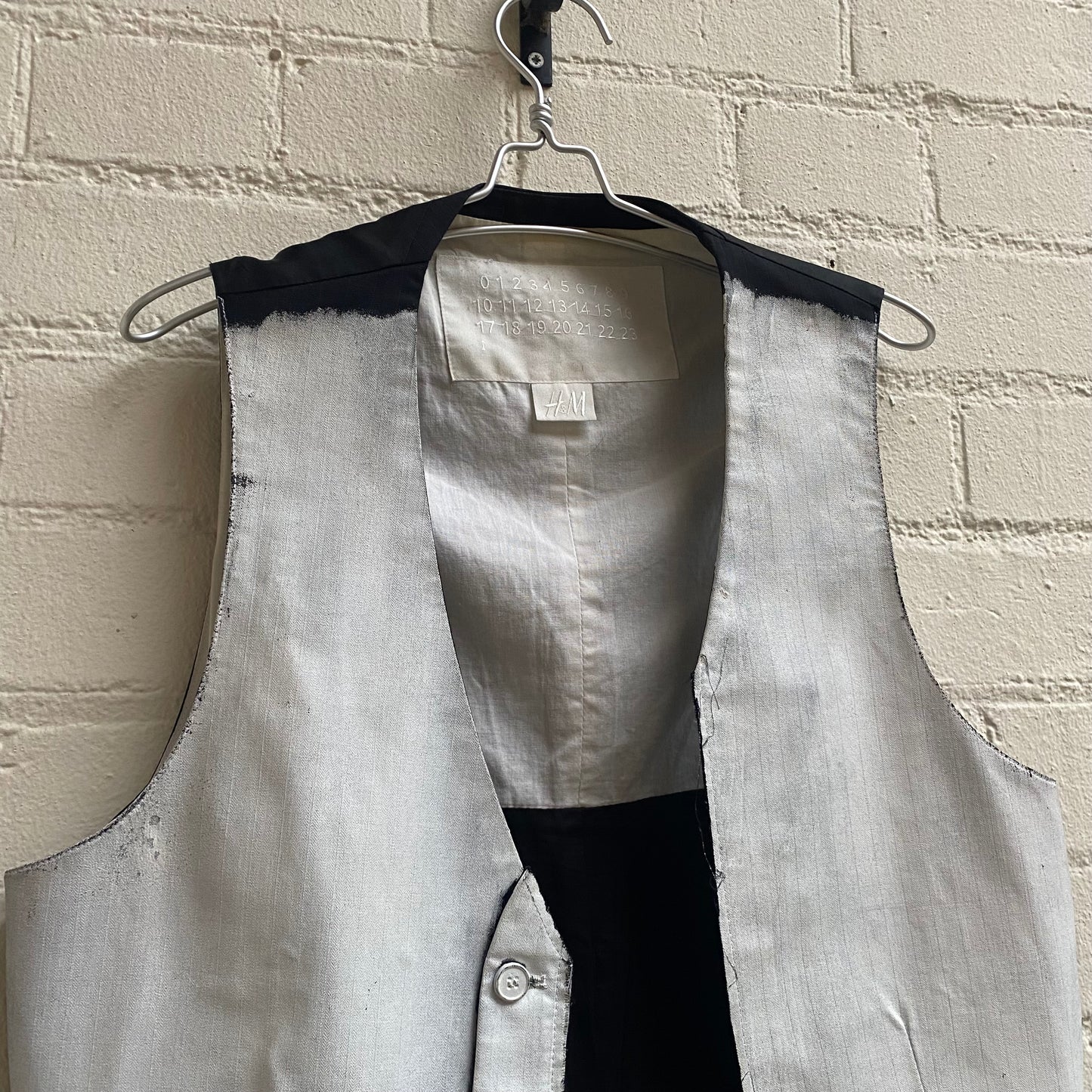 Maison Margiela x H&M aw2012 Painted Waistcoat