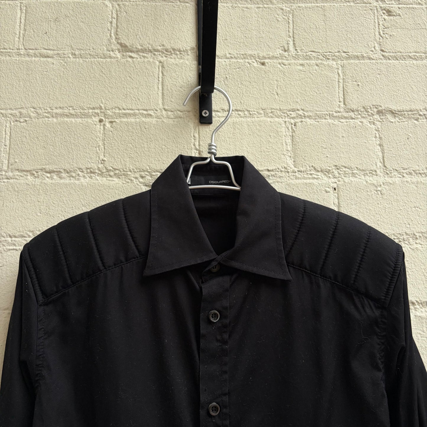 Dsquared2 padded shoulder shirt