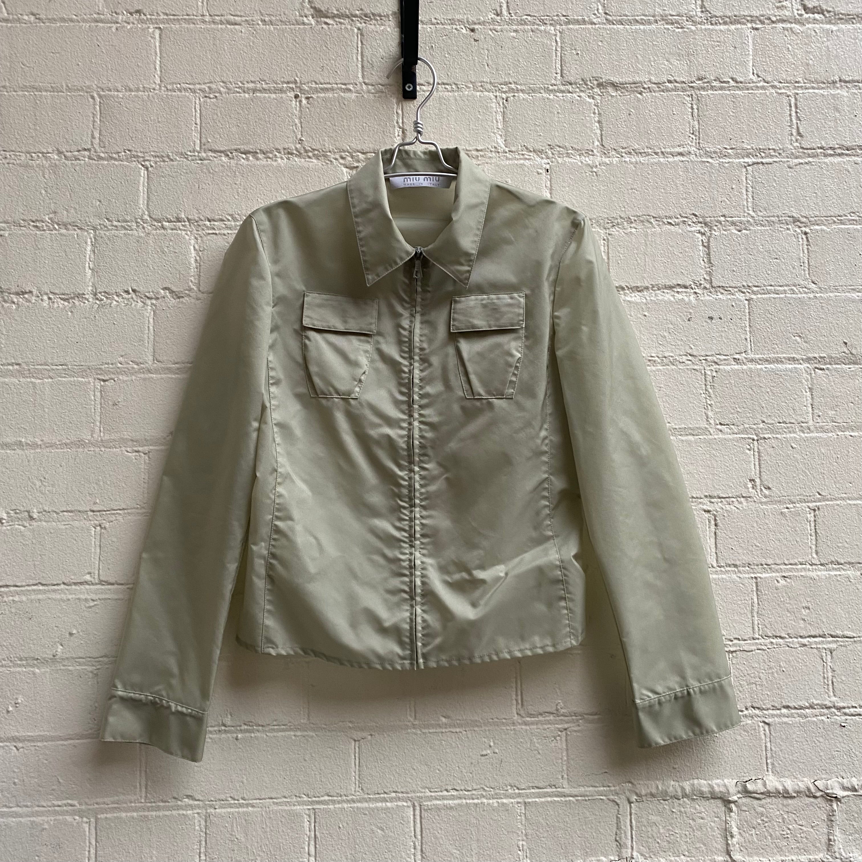 2000s MIU MIU archive nylon jacket-