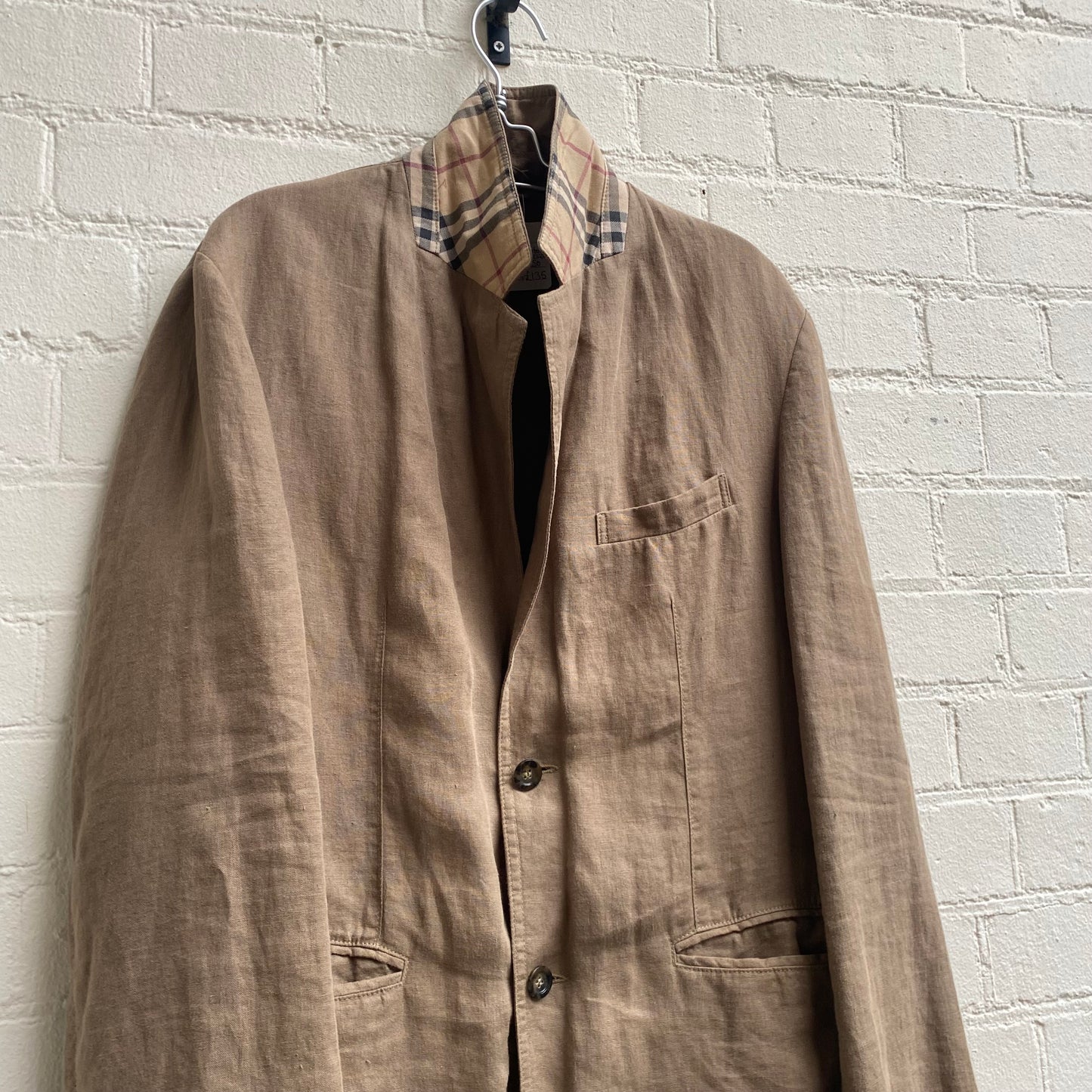 Burberry 100% Linen Blazer